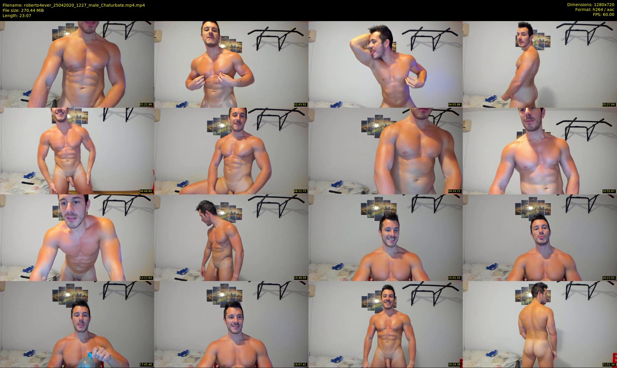 roberto4ever — 24 minute Chaturbate male cam show recording, 720p, Apr 25, 2020