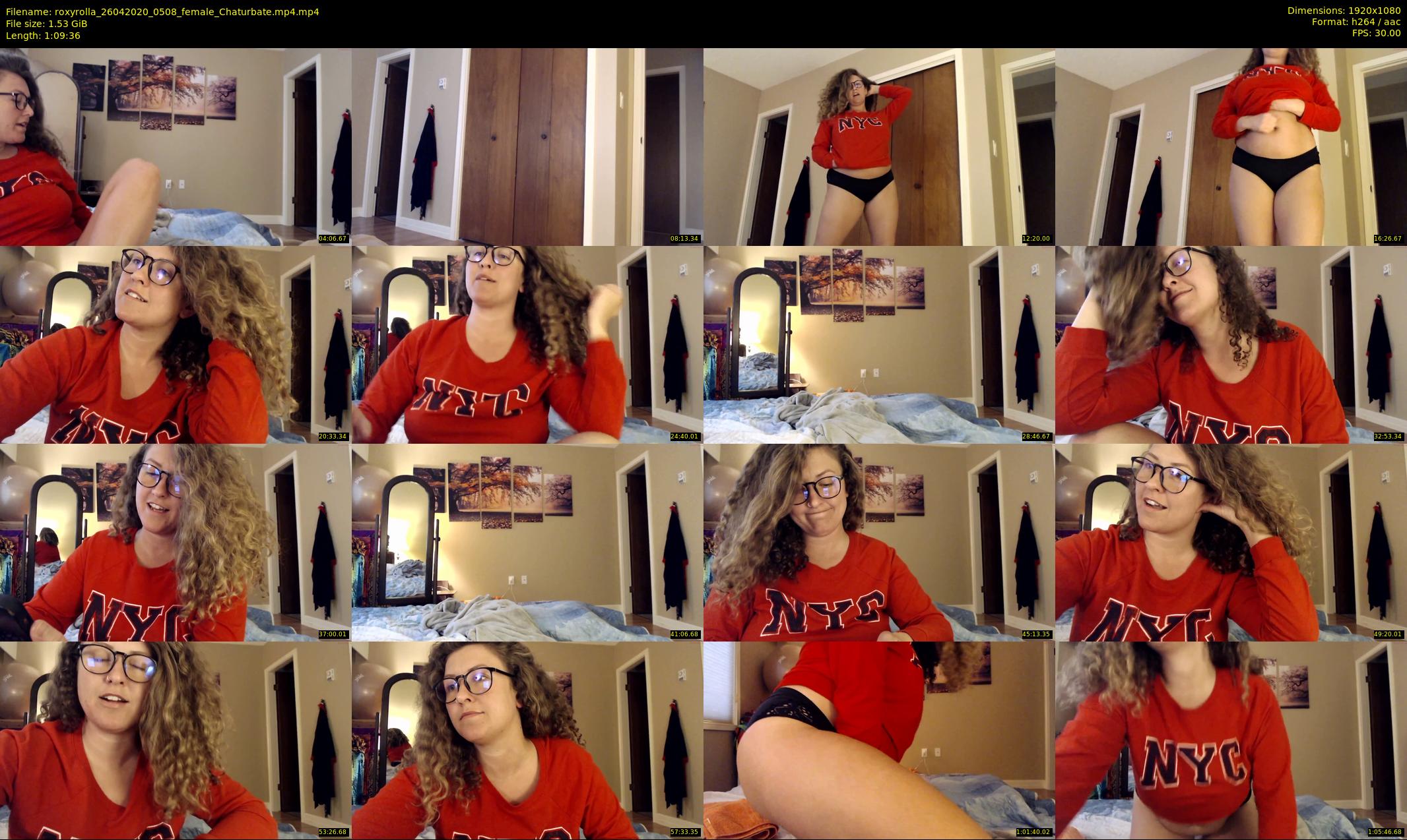 roxyrolla — 70 minute Chaturbate female cam show recording, 1080p, Apr 26, 2020