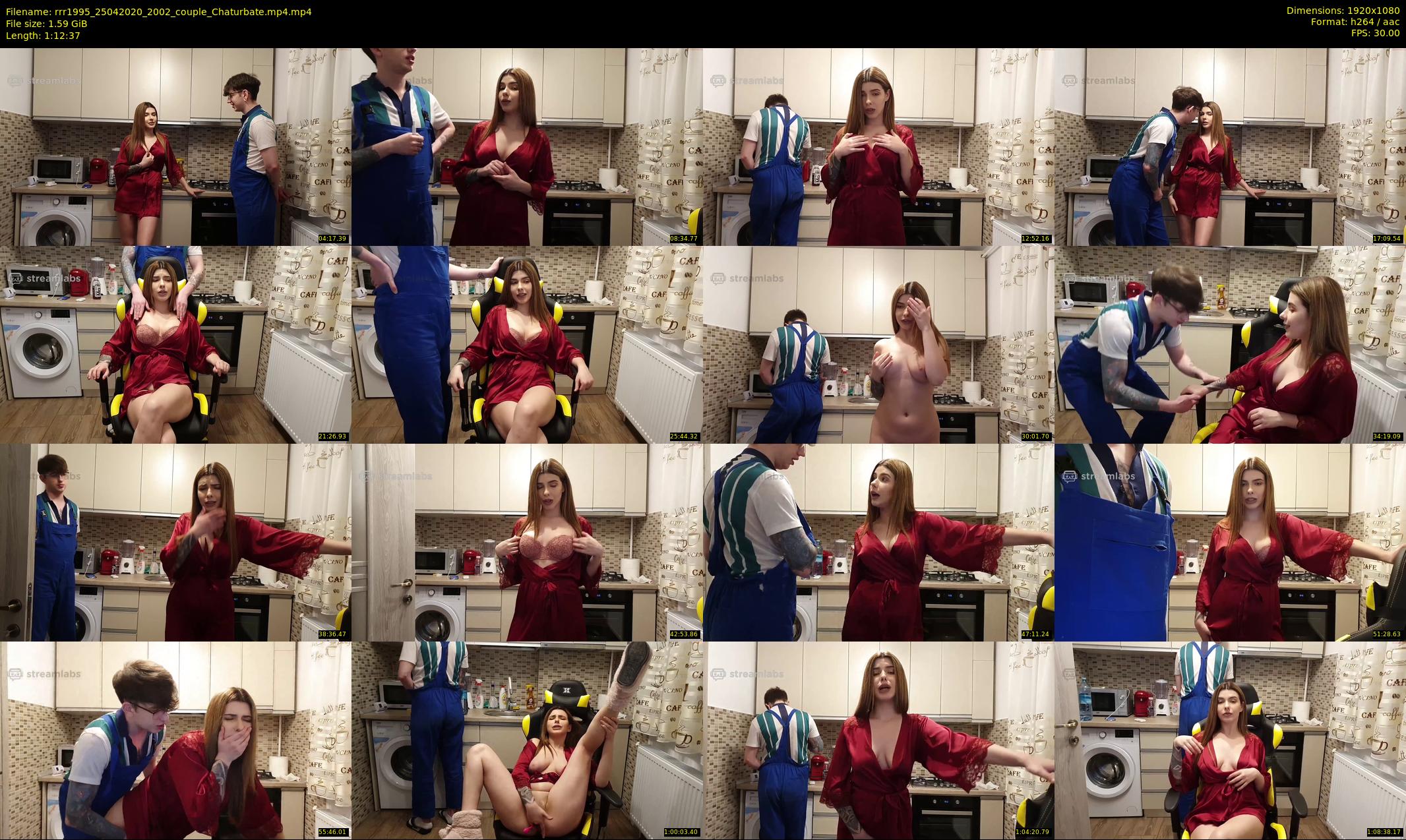 rrr1995 — 73 minute Chaturbate couple cam show recording, 1080p, Apr 25, 2020