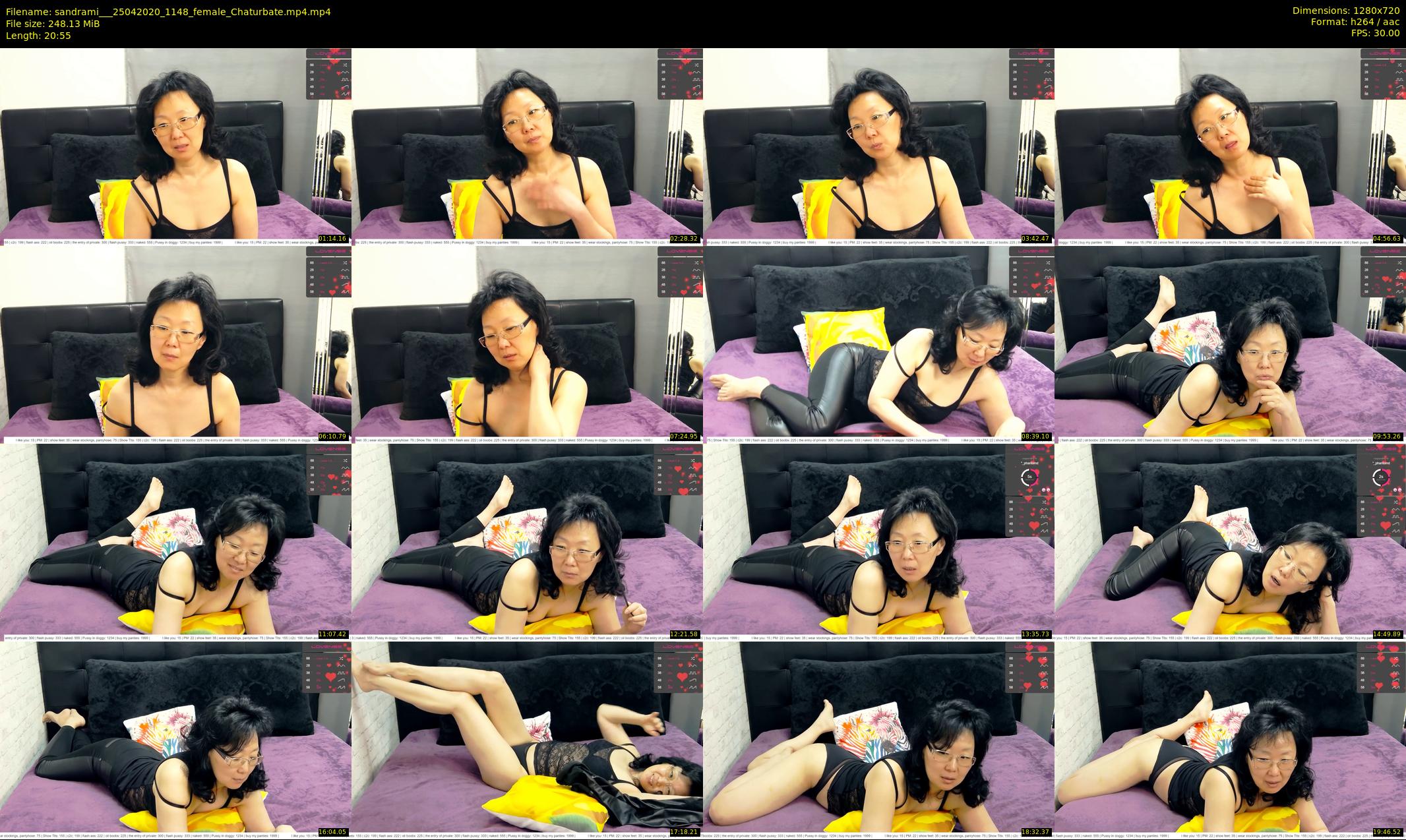 sandrami__ — 21 minute Chaturbate female cam show recording, 720p, Apr 25, 2020
