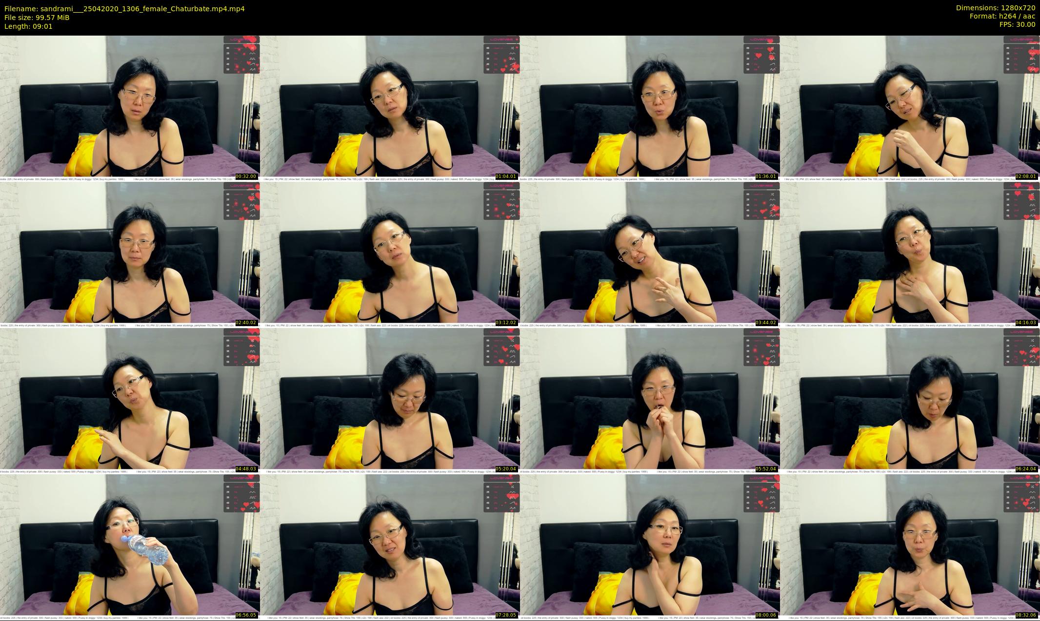 sandrami__ — 10 minute Chaturbate female cam show recording, 720p, Apr 25, 2020