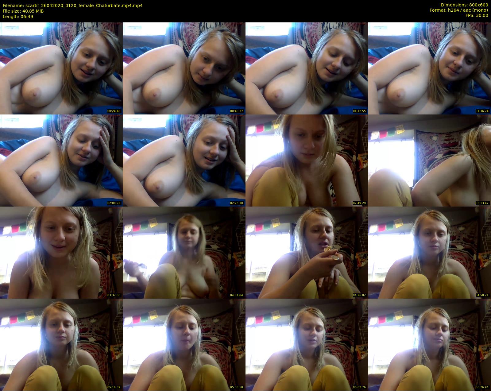 scartit — 7 minute Chaturbate female cam show recording, 480p, Apr 26, 2020