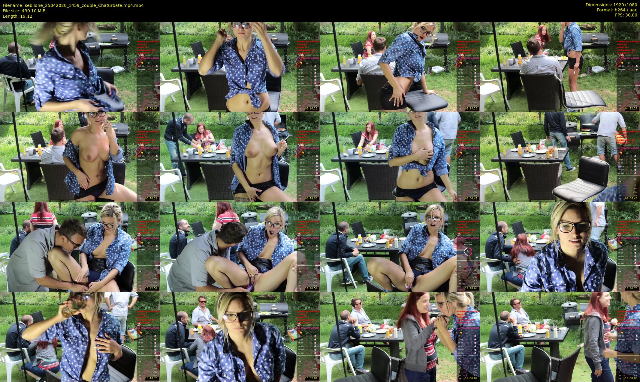 sebilone — 20 minute Chaturbate couple cam show recording, 1080p, Apr 25, 2020