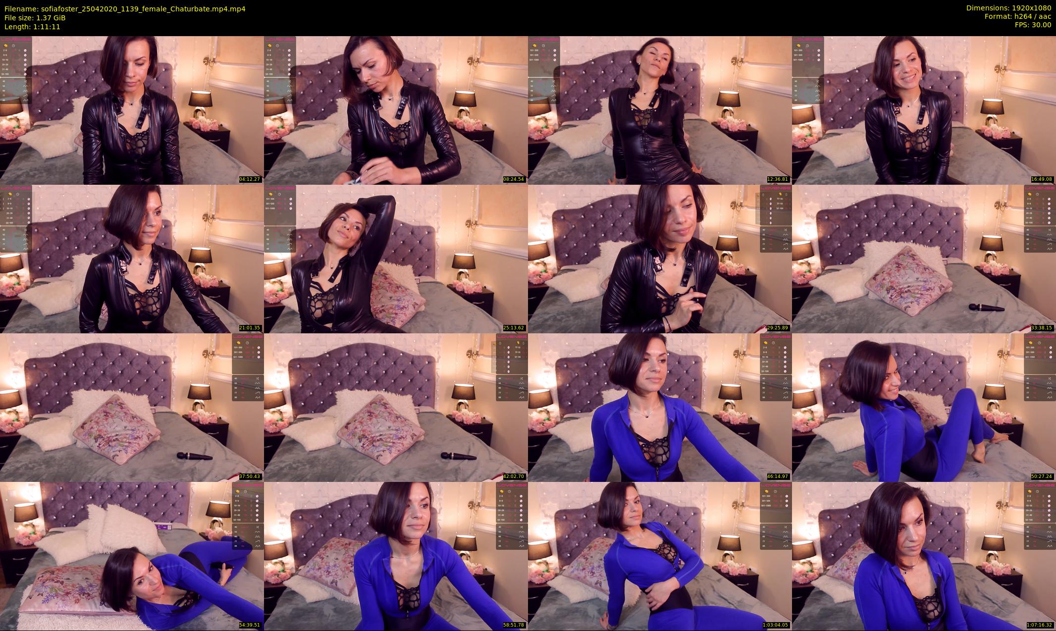 sofiafoster — 72 minute Chaturbate female cam show recording, 1080p, Apr 25, 2020