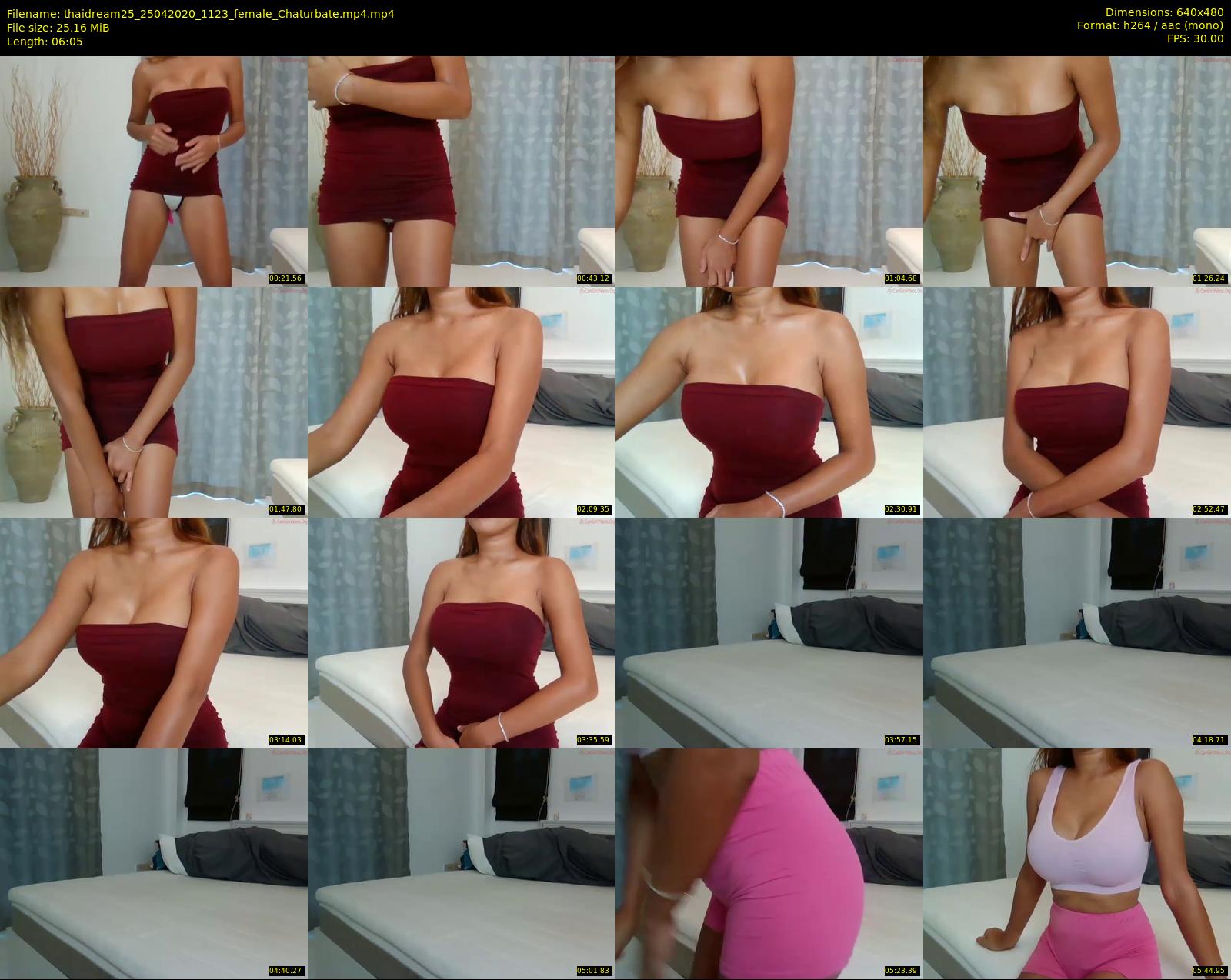 thaidream25 — 7 minute Chaturbate female cam show recording, 480p, Apr 25, 2020