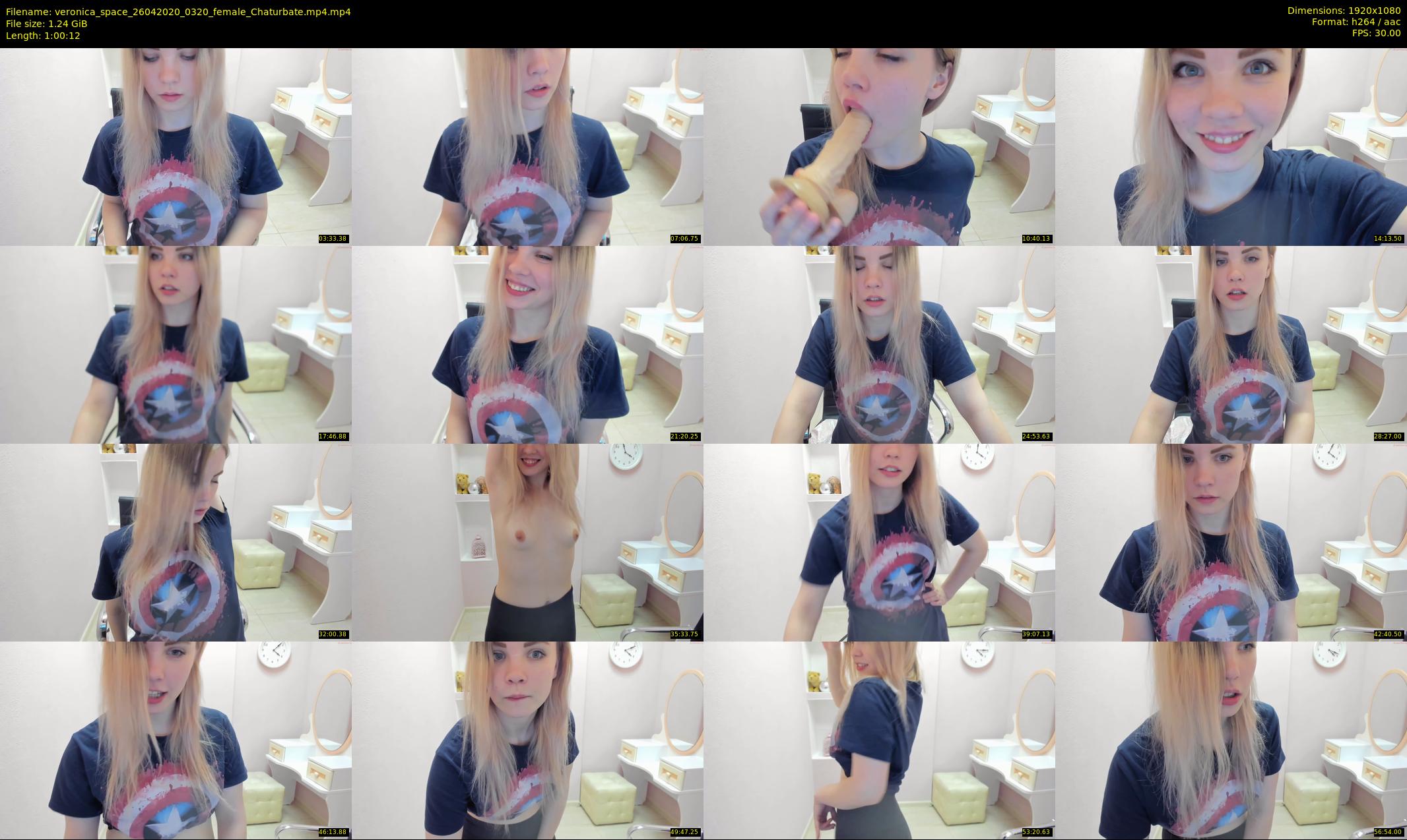 veronica_space — 61 minute Chaturbate female cam show recording, 1080p, Apr 26, 2020