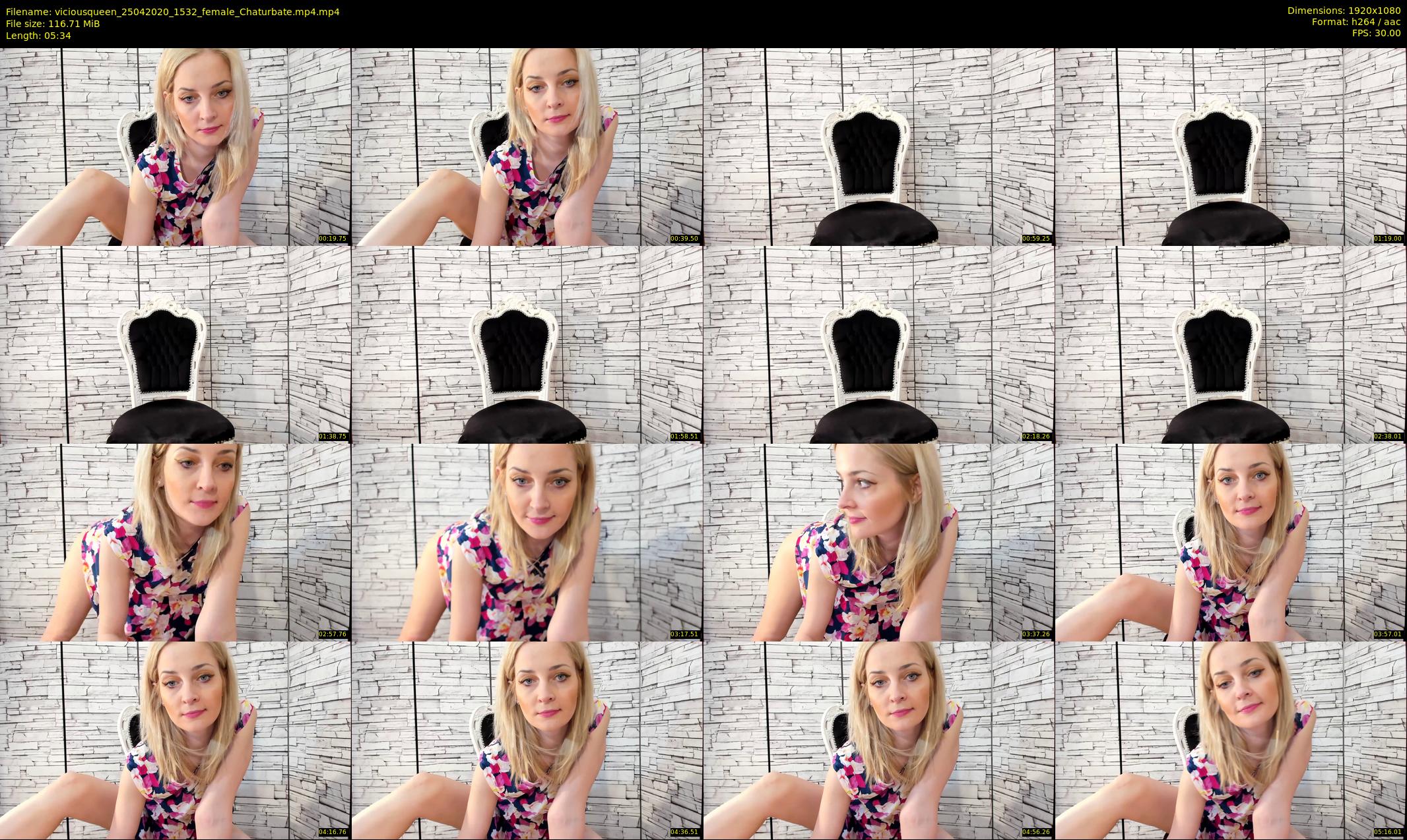 viciousqueen — 6 minute Chaturbate female cam show recording, 1080p, Apr 25, 2020