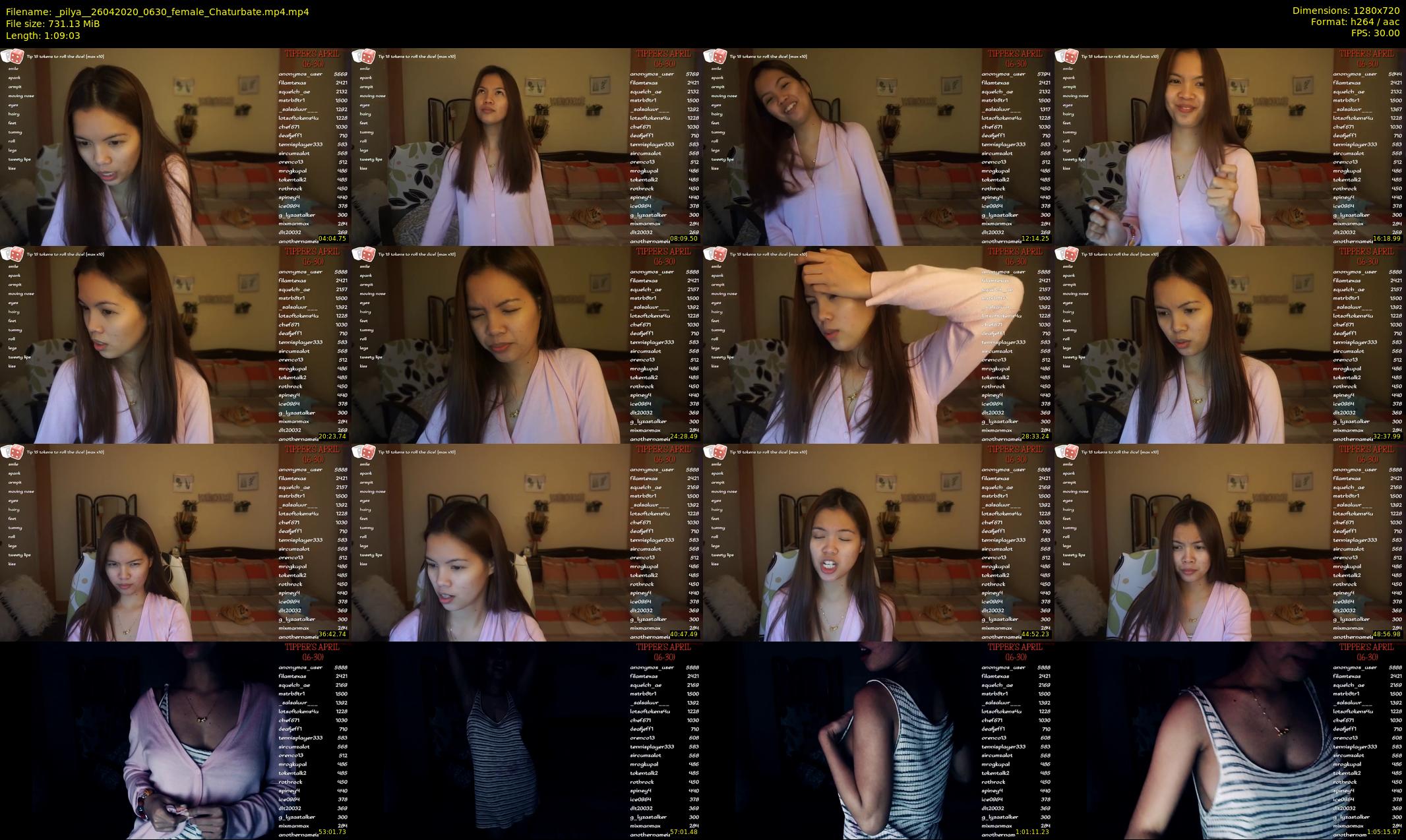 _pilya_ — 70 minute Chaturbate female cam show recording, 720p, Apr 26, 2020