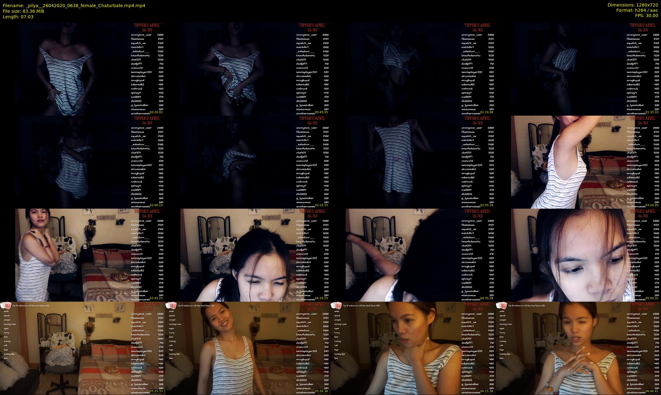 _pilya_ — 8 minute Chaturbate female cam show recording, 720p, Apr 26, 2020