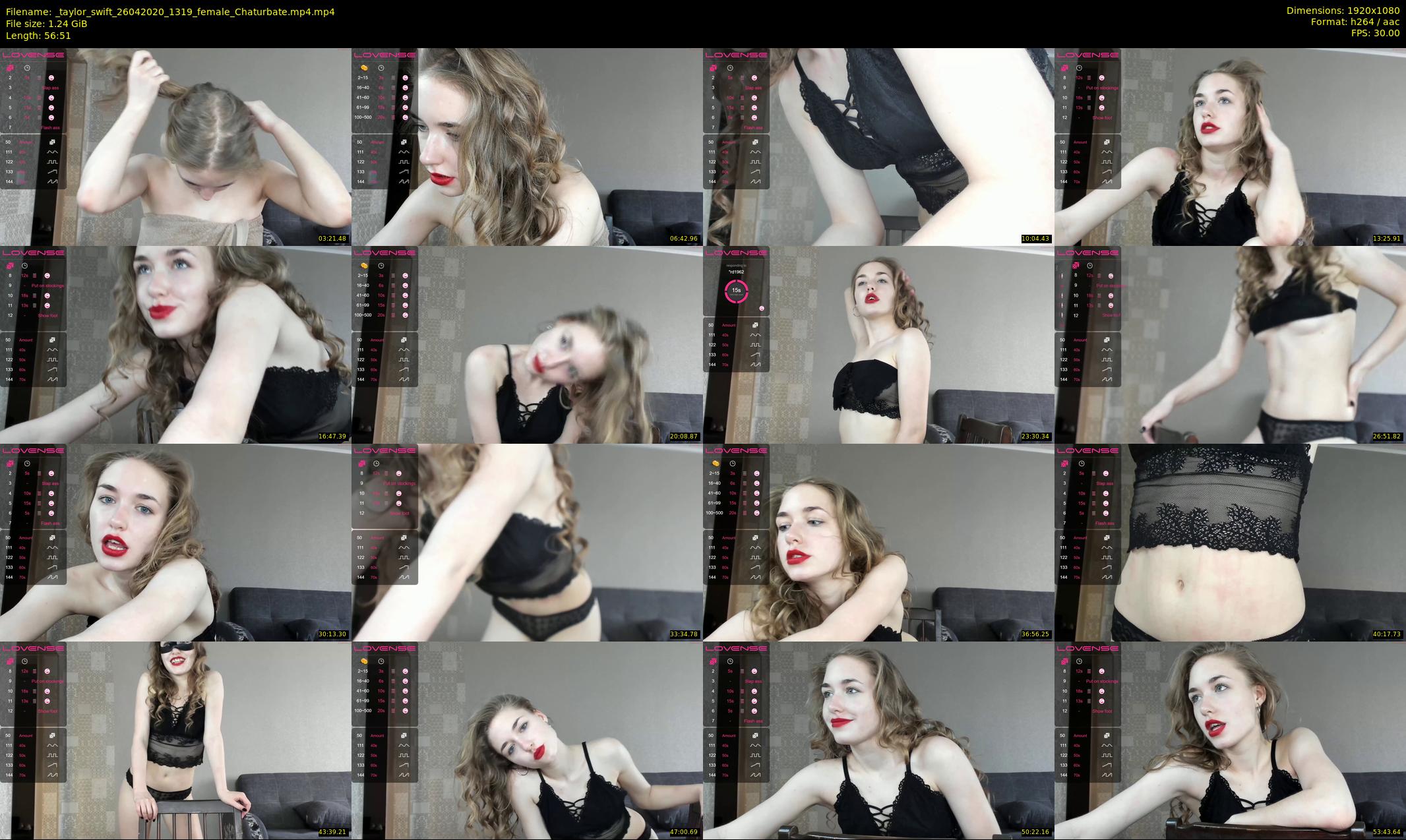 _taylor_swift — 57 minute Chaturbate female cam show recording, 1080p, Apr 26, 2020
