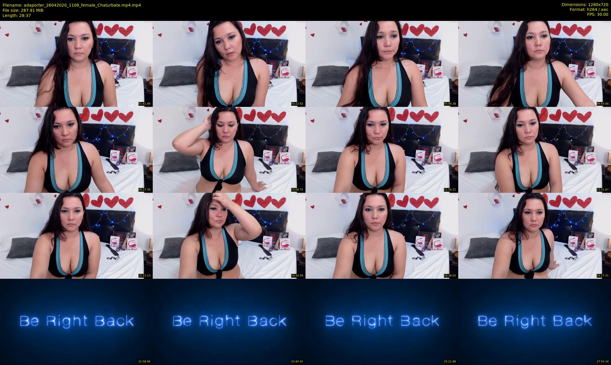 adaporter — 29 minute Chaturbate female cam show recording, 720p, Apr 26, 2020