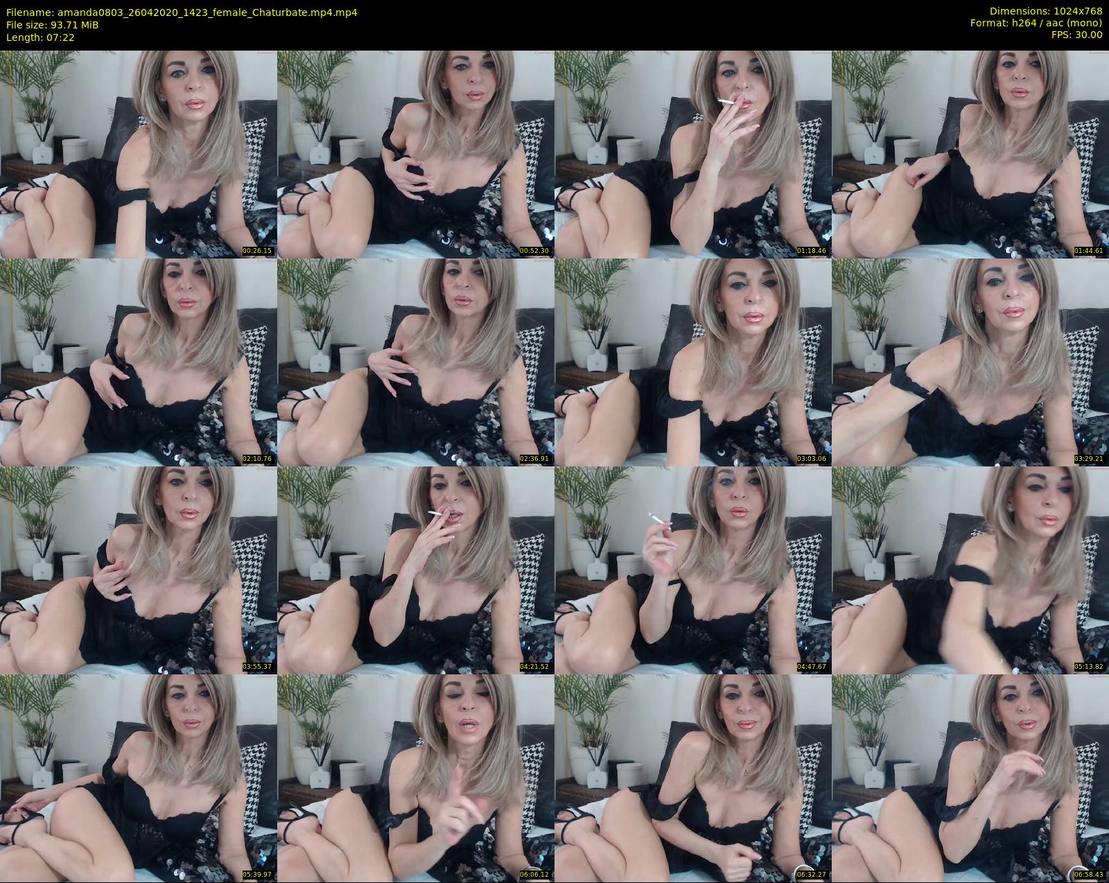 amanda0803 — 8 minute Chaturbate female cam show recording, 720p, Apr 26, 2020
