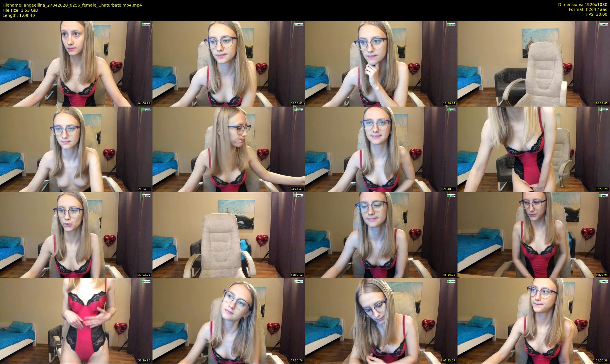 angeellina — 70 minute Chaturbate female cam show recording, 1080p, Apr 27, 2020