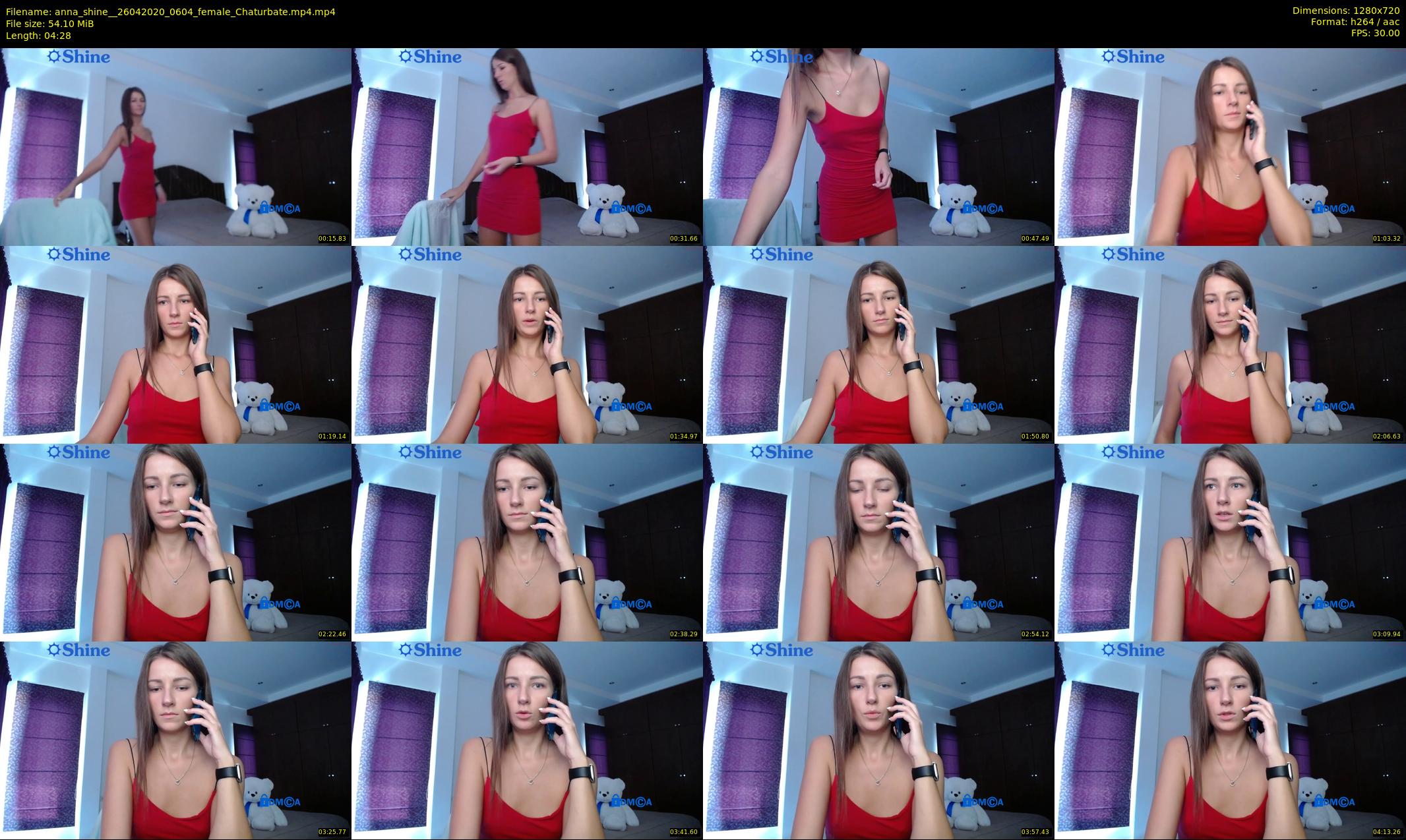 anna_shine_ — 5 minute Chaturbate female cam show recording, 720p, Apr 26, 2020