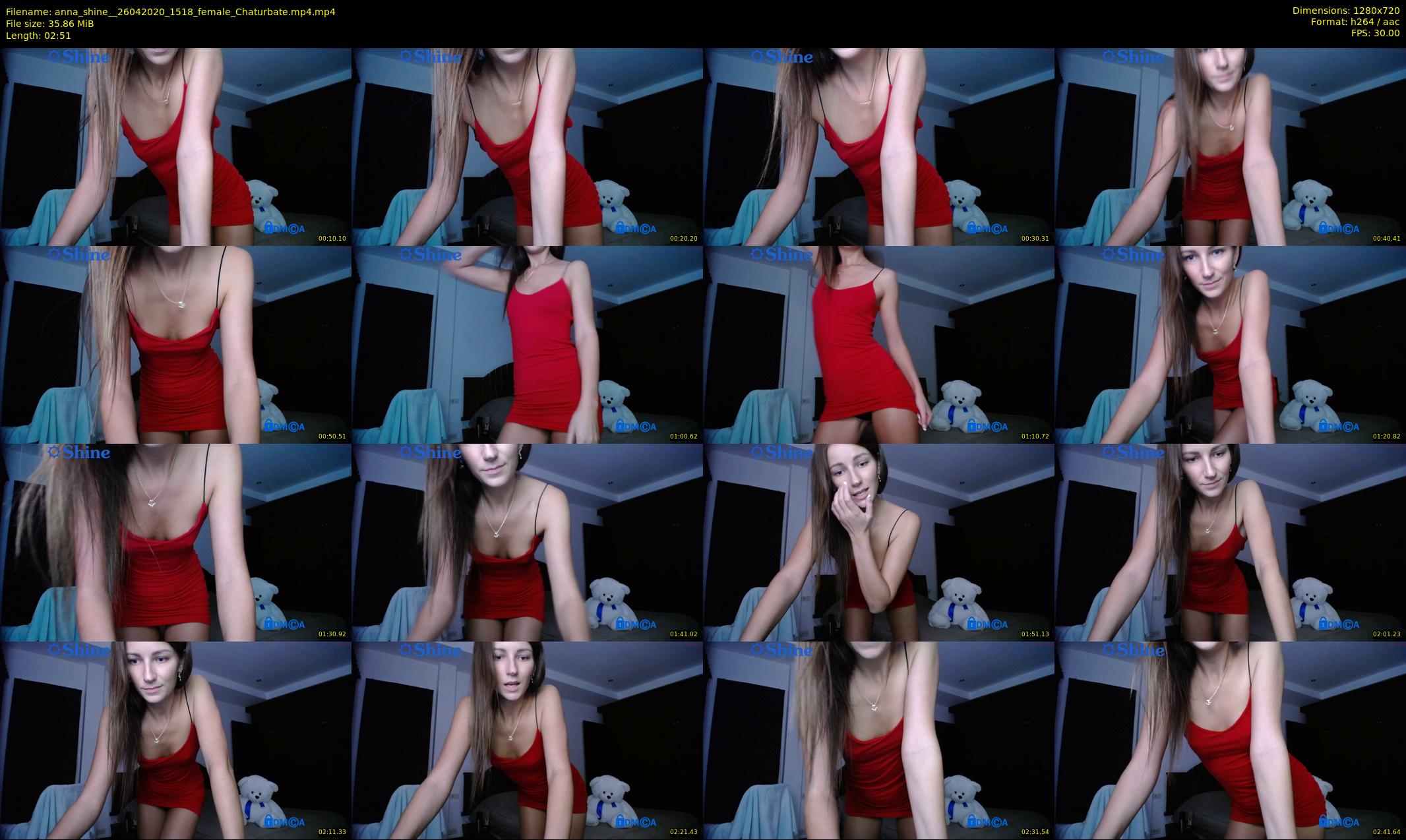 anna_shine_ — 3 minute Chaturbate female cam show recording, 720p, Apr 26, 2020