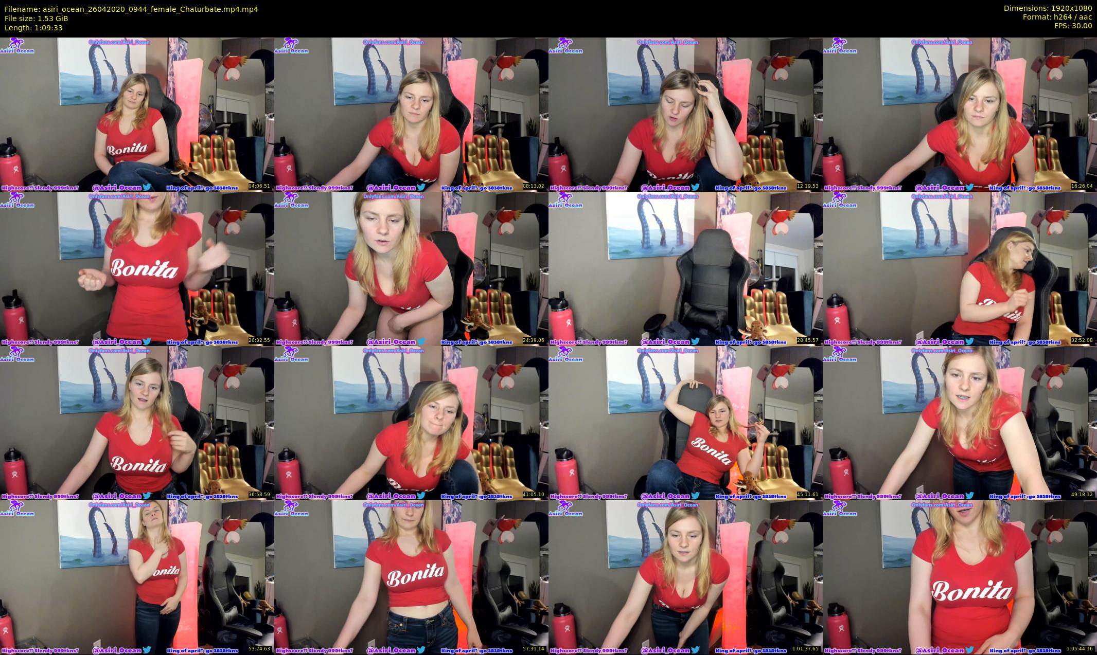 asiri_ocean — 70 minute Chaturbate female cam show recording, 1080p, Apr 26, 2020
