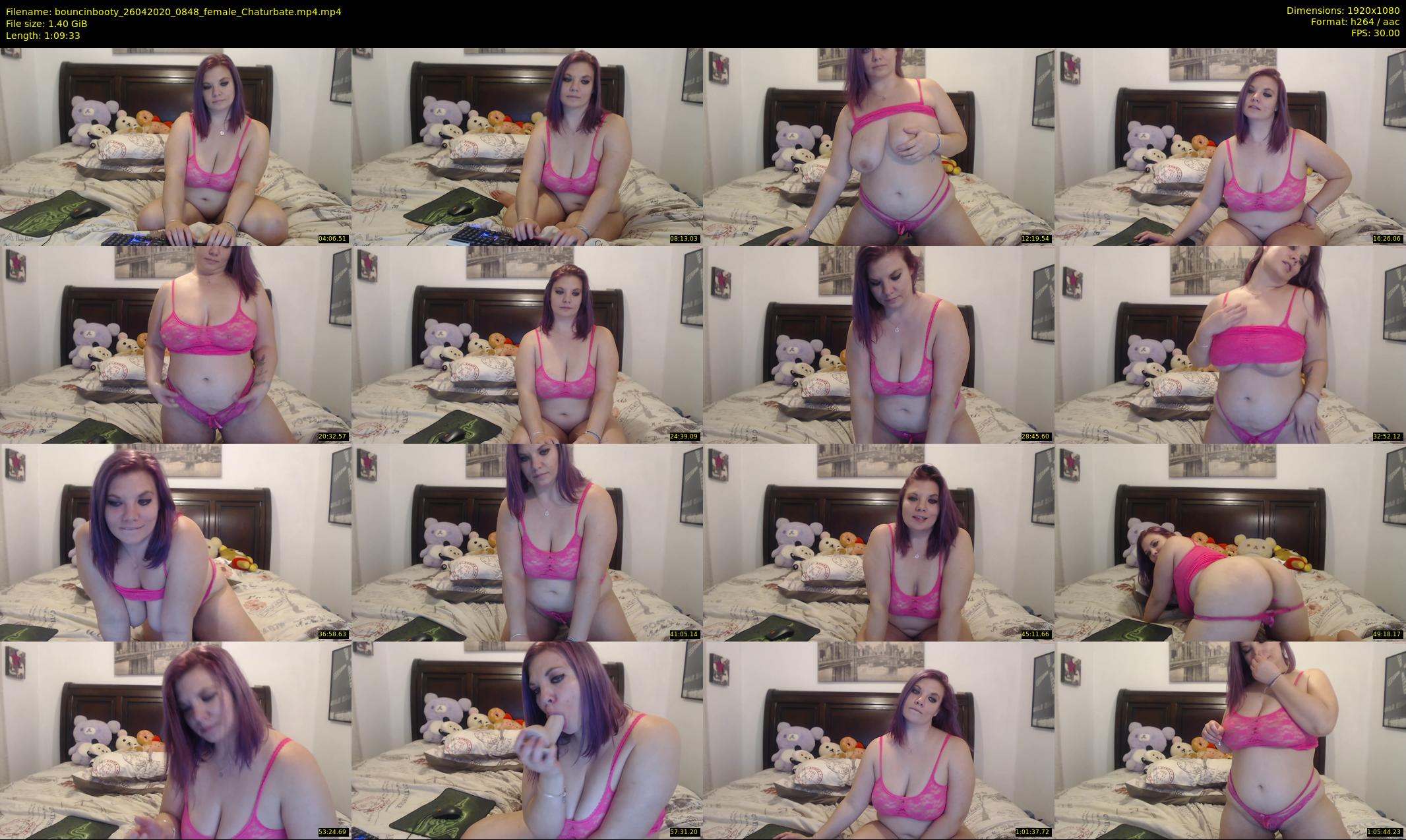 bouncinbooty — 70 minute Chaturbate female cam show recording, 1080p, Apr 26, 2020