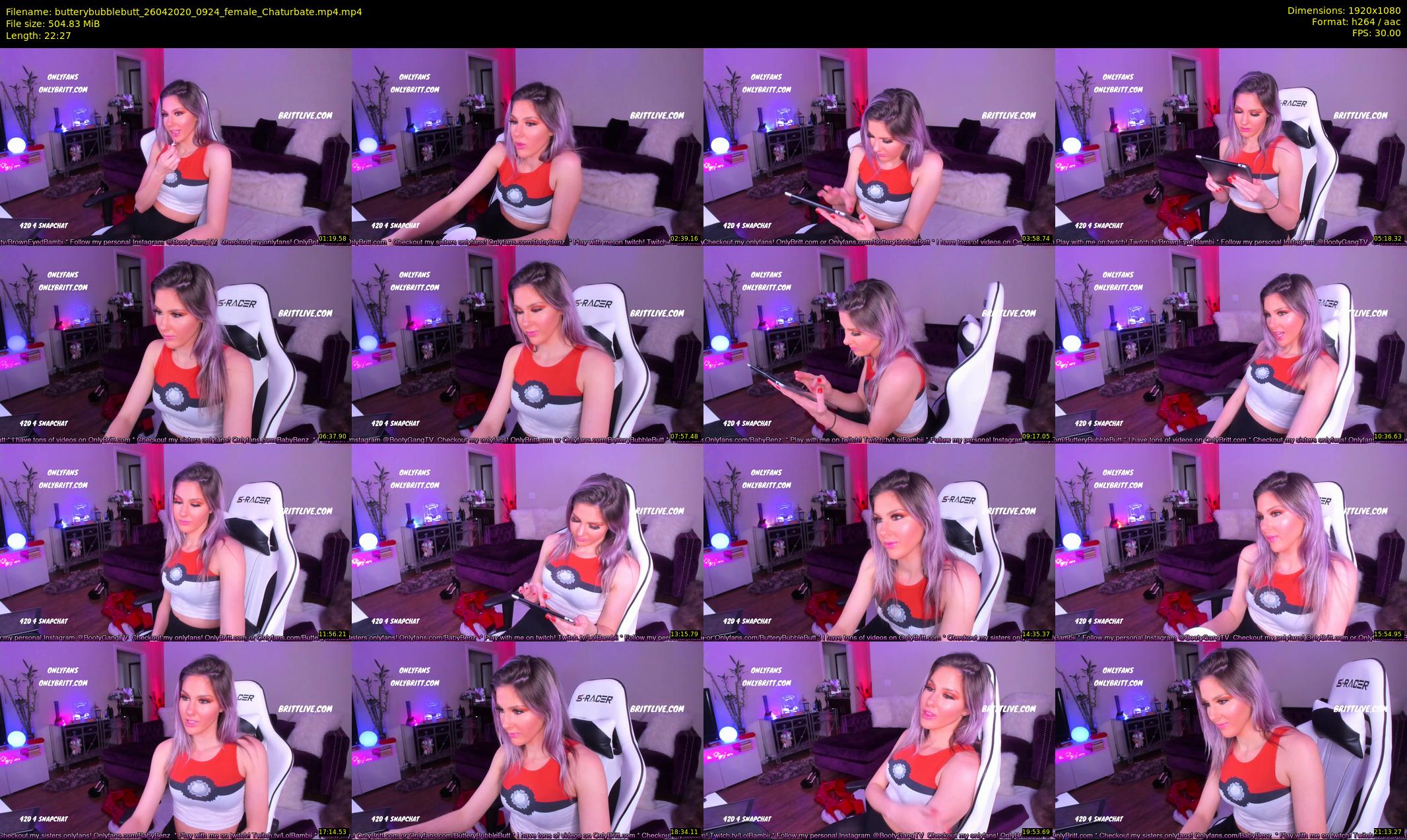 butterybubblebutt — 23 minute Chaturbate couple cam show recording, 1080p, Apr 26, 2020