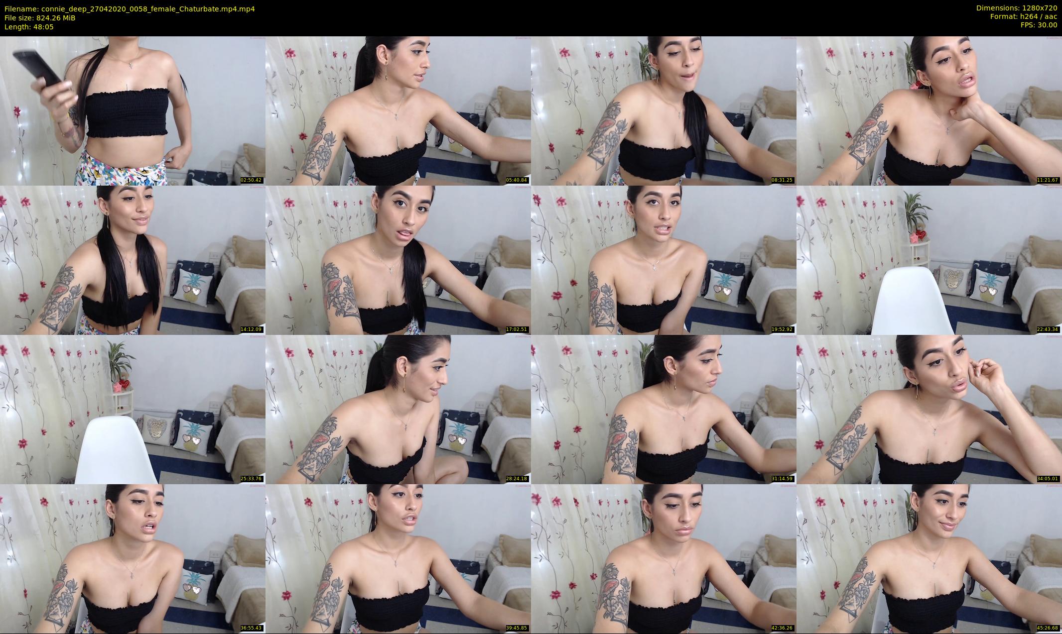 connie_deep — 49 minute Chaturbate female cam show recording, 720p, Apr 27, 2020