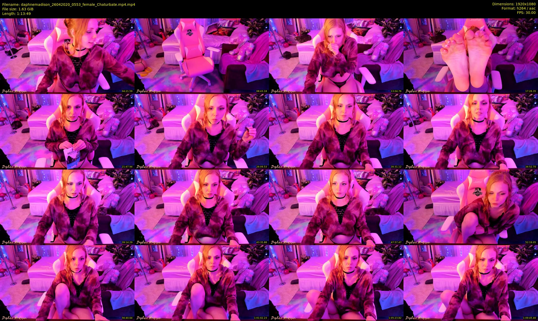 daphnemadison — 74 minute Chaturbate couple cam show recording, 1080p, Apr 26, 2020