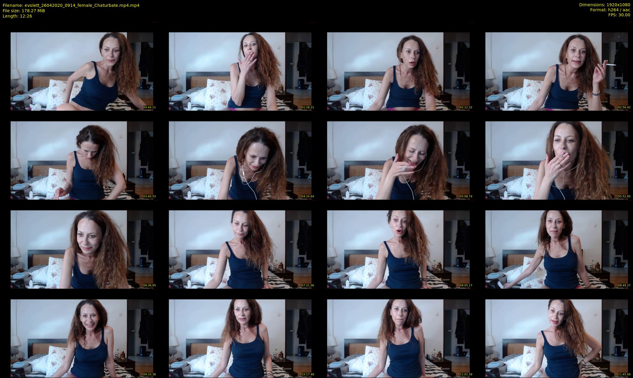 evolett — 13 minute Chaturbate female cam show recording, 1080p, Apr 26, 2020