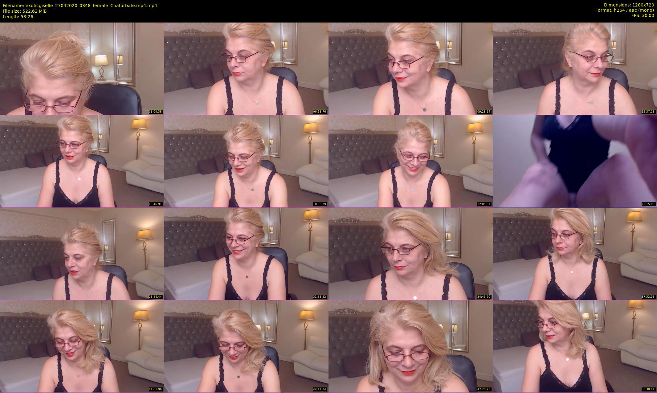 exoticgiselle — 54 minute Chaturbate female cam show recording, 720p, Apr 27, 2020
