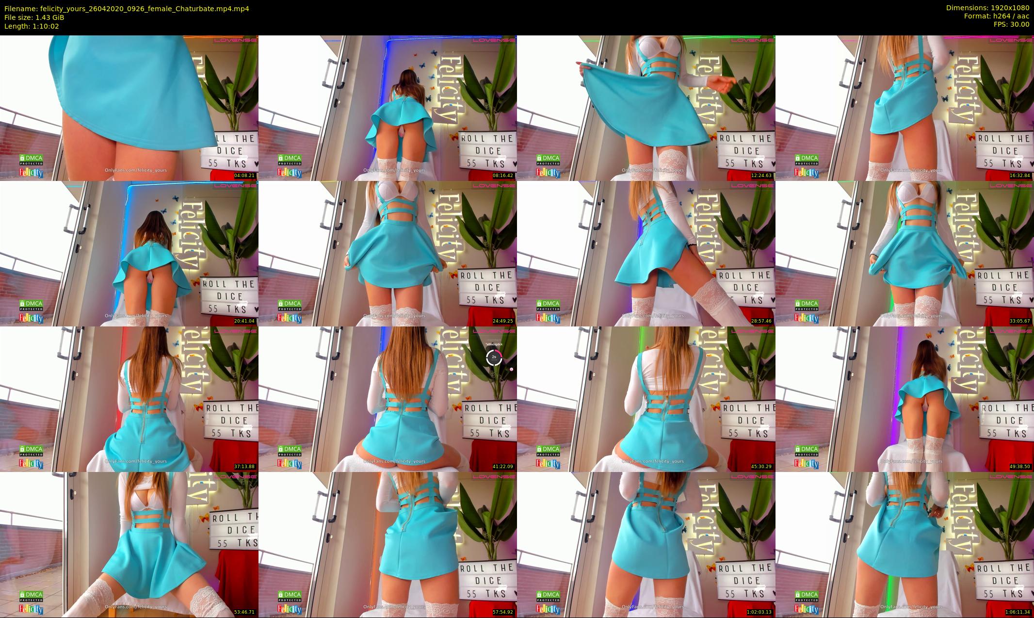 felicity_yours — 71 minute Chaturbate female cam show recording, 1080p, Apr 26, 2020
