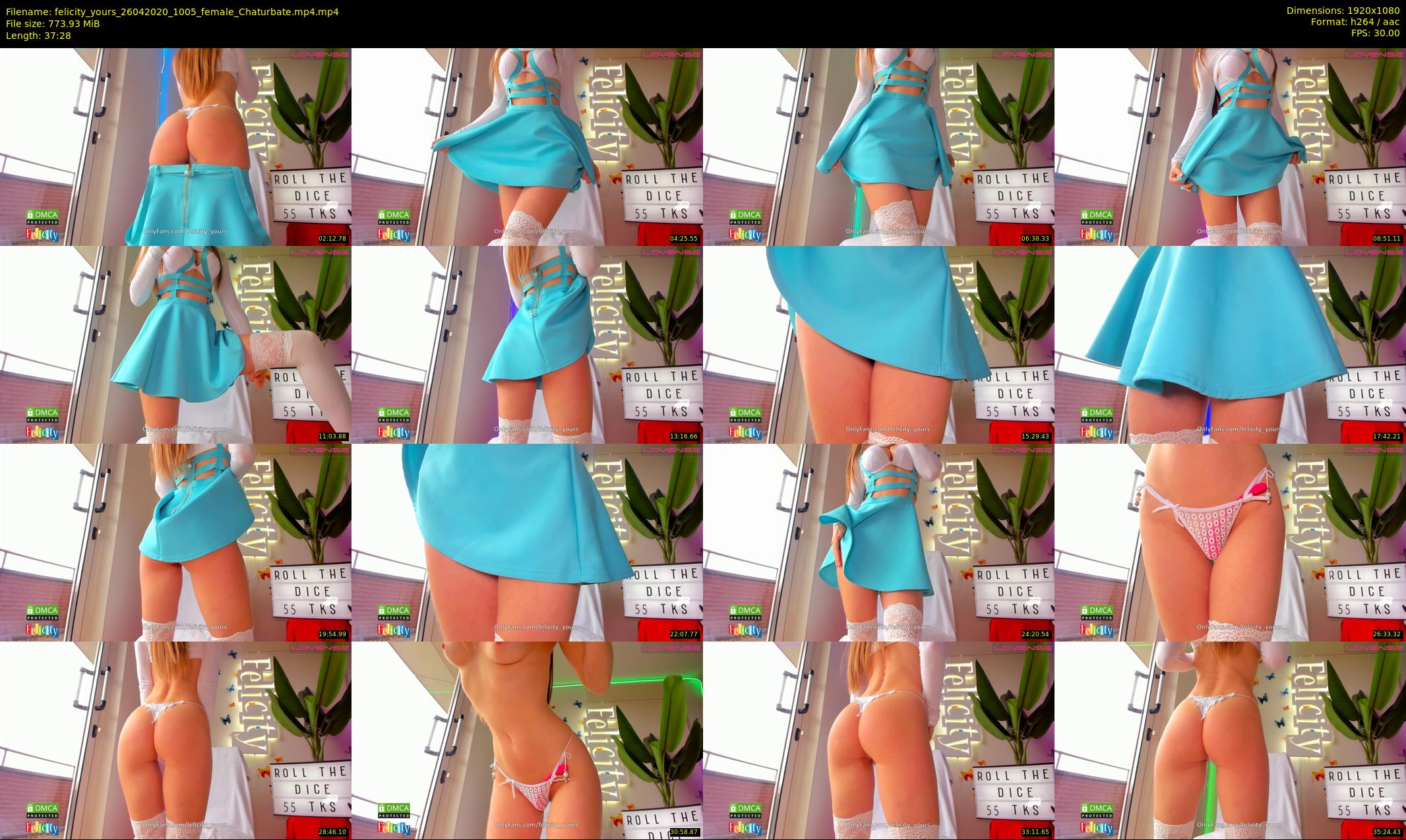 felicity_yours — 38 minute Chaturbate female cam show recording, 1080p, Apr 26, 2020