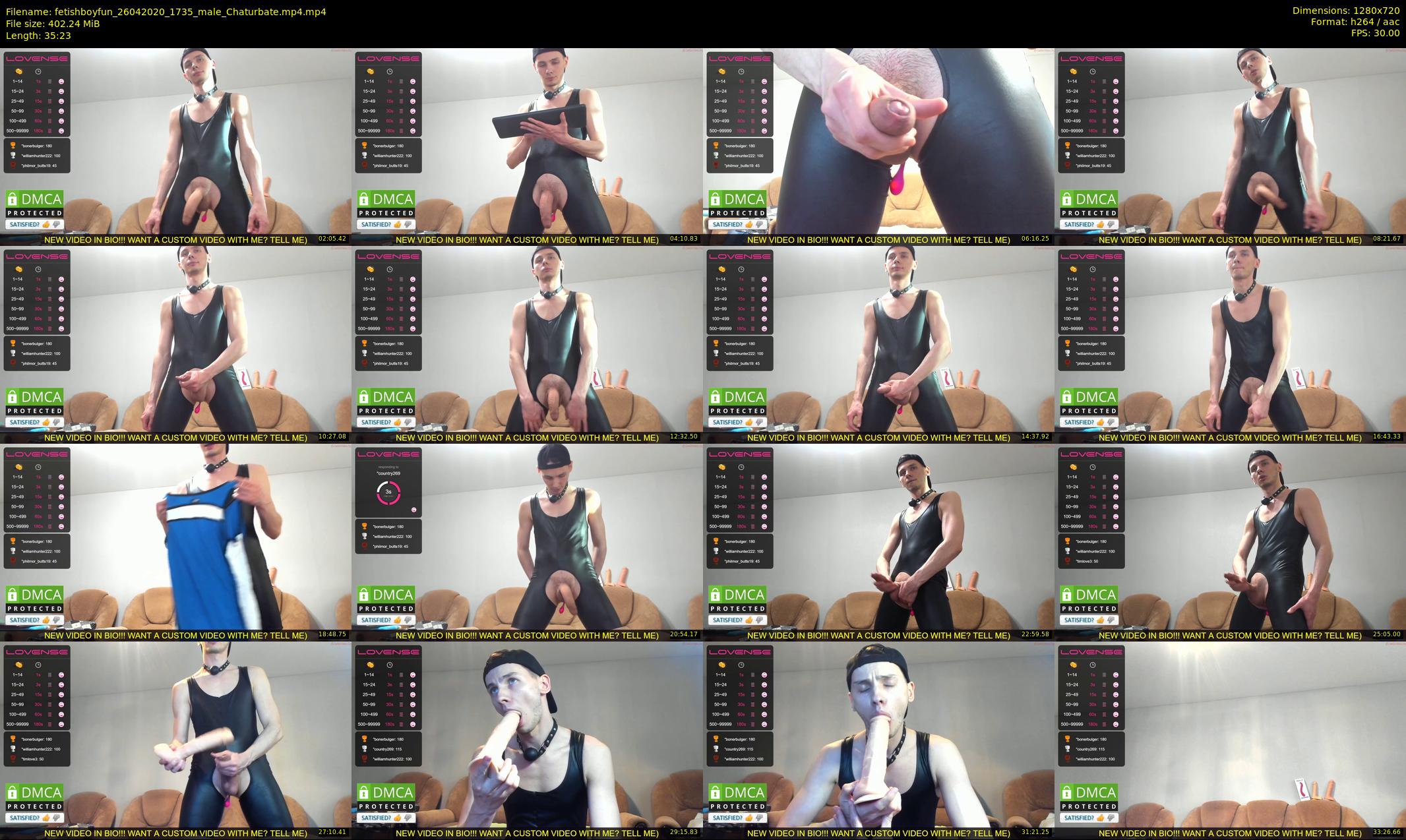 fetishboyfun — 36 minute Chaturbate male cam show recording, 720p, Apr 26, 2020