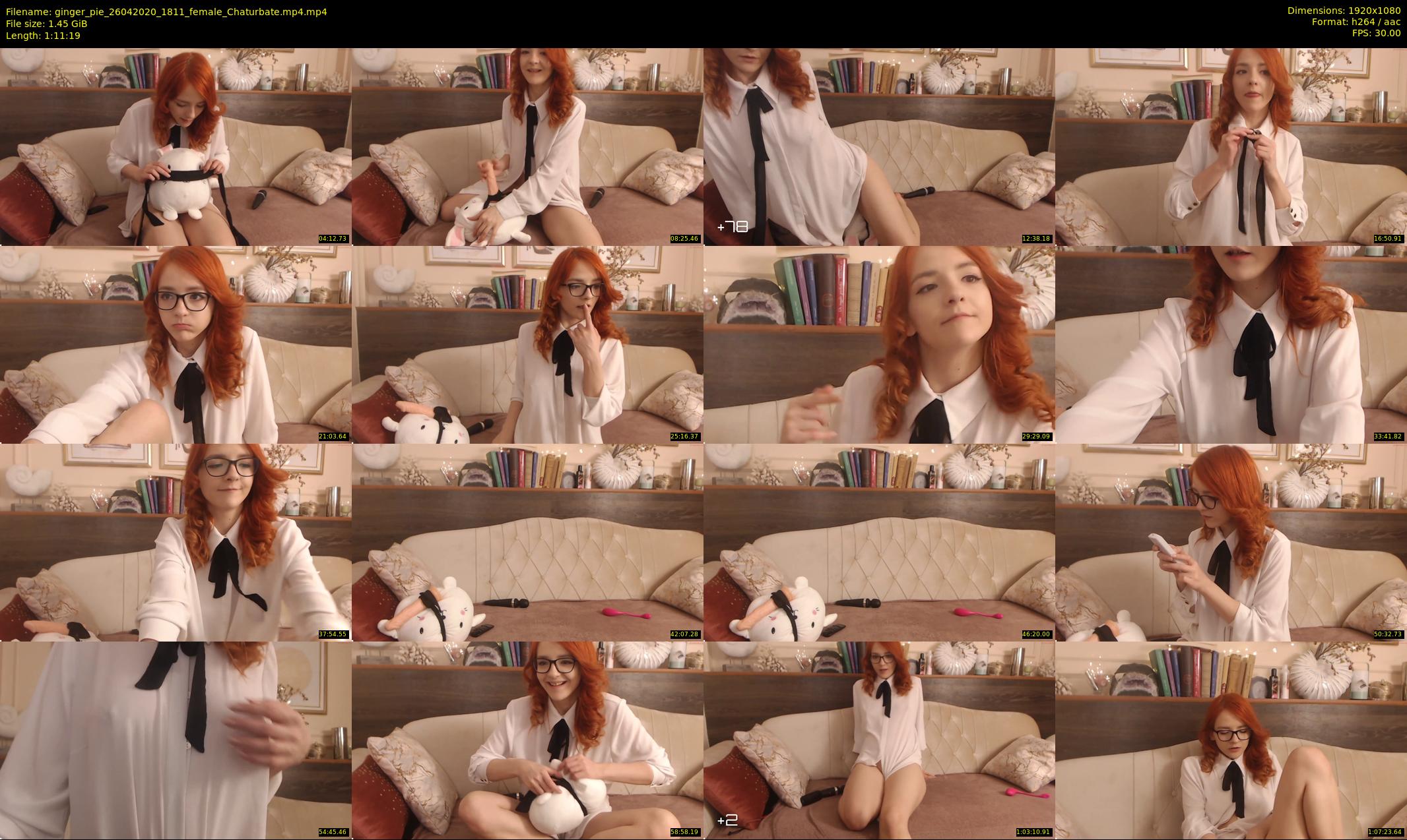 ginger_pie — 72 minute Chaturbate female cam show recording, 1080p, Apr 26, 2020