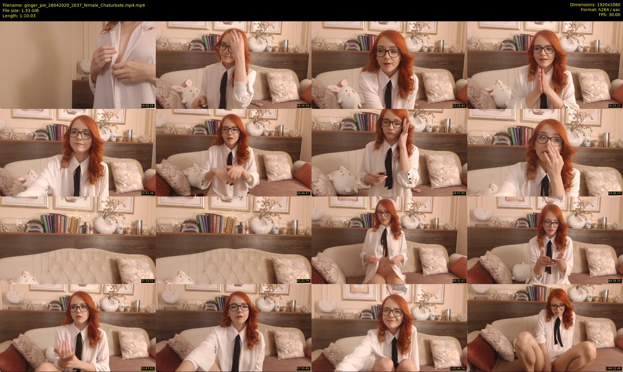 ginger_pie — 71 minute Chaturbate female cam show recording, 1080p, Apr 26, 2020