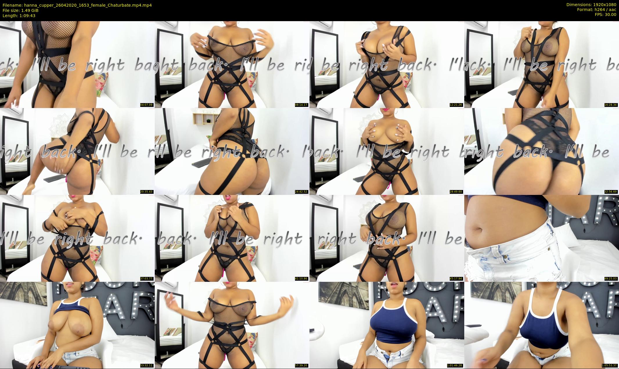 hanna_cupper — 70 minute Chaturbate female cam show recording, 1080p, Apr 26, 2020