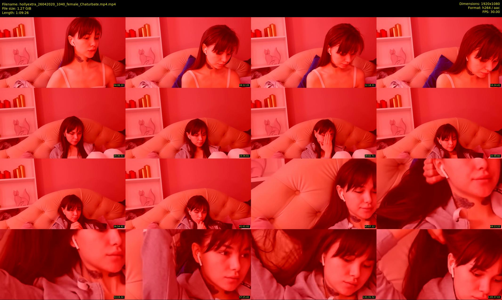 hollyextra — 70 minute Chaturbate female cam show recording, 1080p, Apr 26, 2020