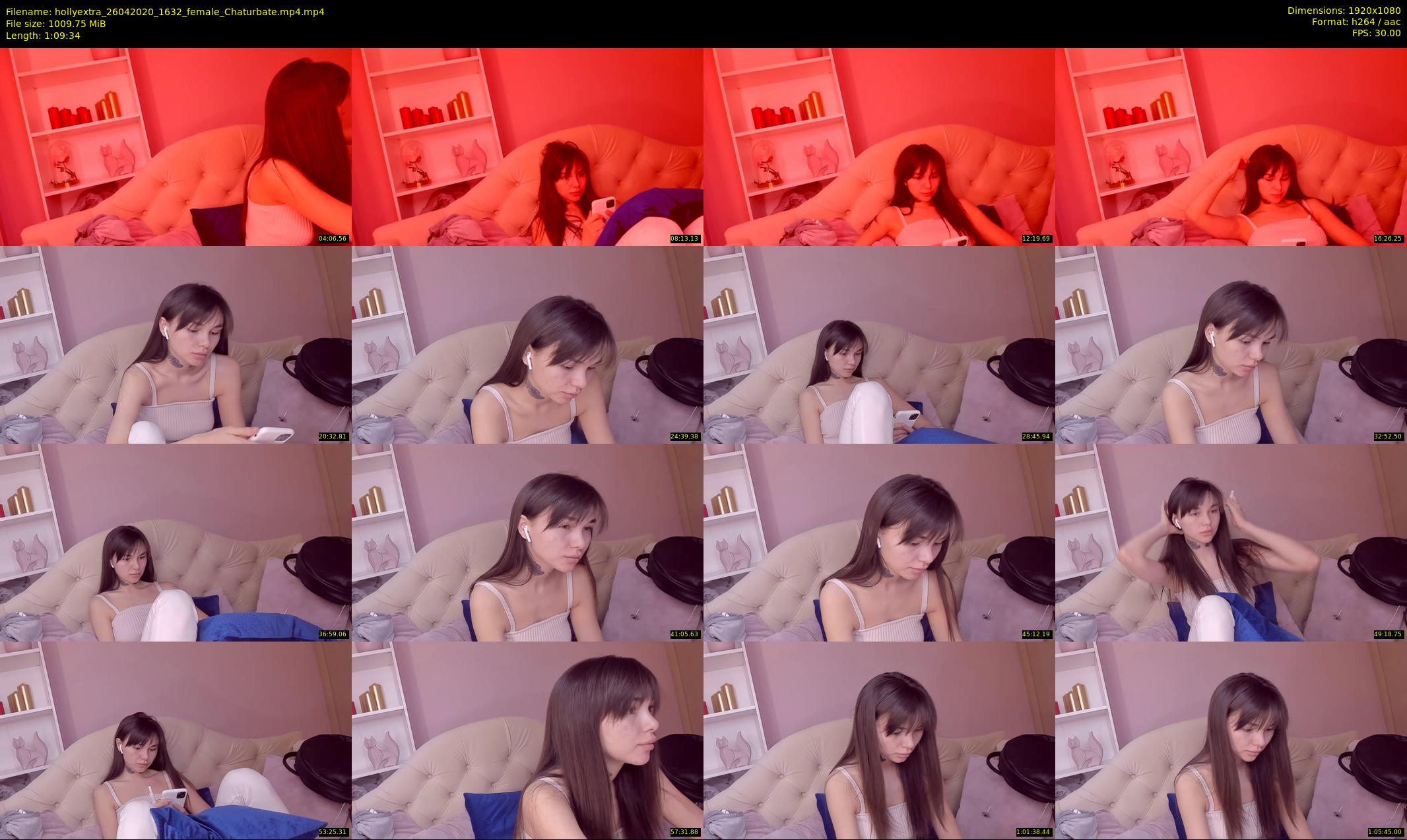 hollyextra — 70 minute Chaturbate female cam show recording, 1080p, Apr 26, 2020