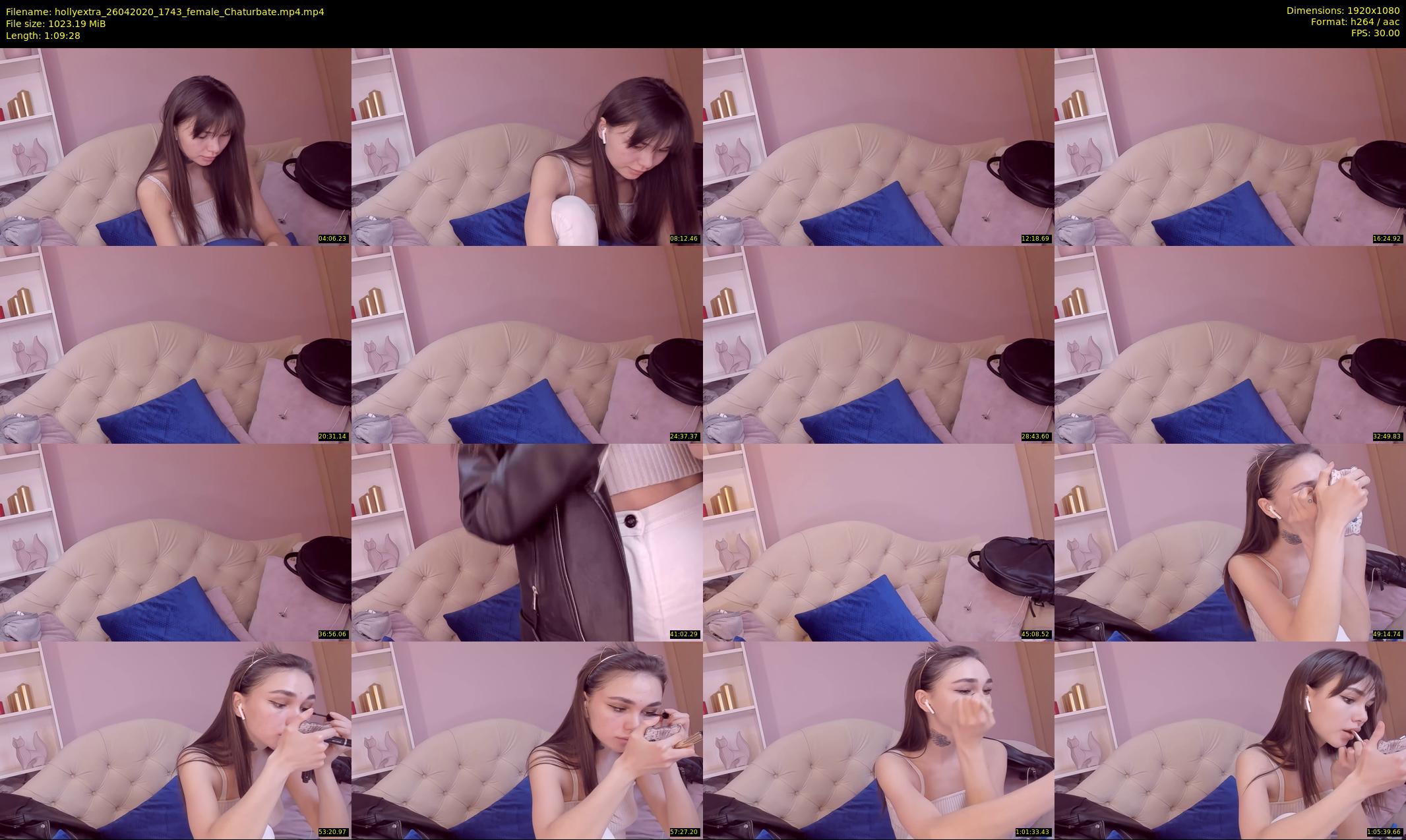 hollyextra — 70 minute Chaturbate female cam show recording, 1080p, Apr 26, 2020