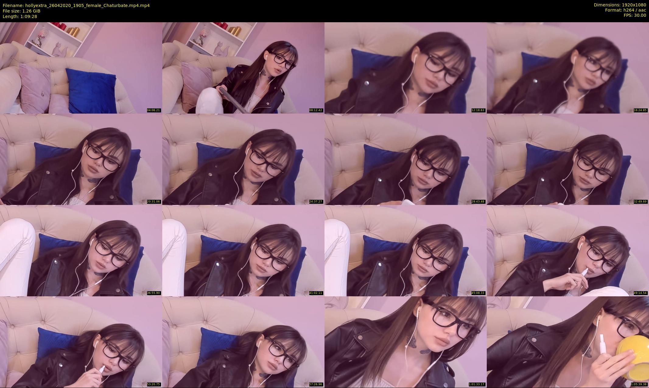 hollyextra — 70 minute Chaturbate female cam show recording, 1080p, Apr 26, 2020