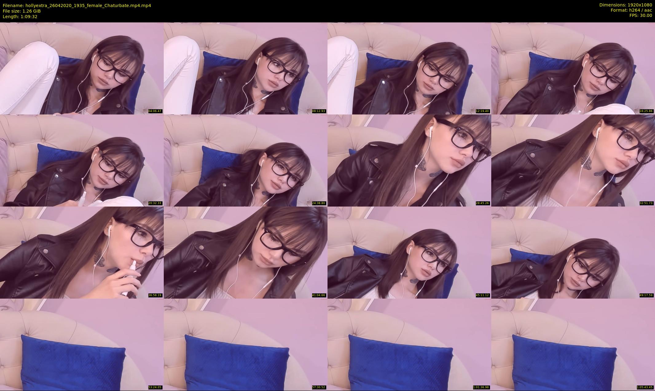 hollyextra — 70 minute Chaturbate female cam show recording, 1080p, Apr 26, 2020
