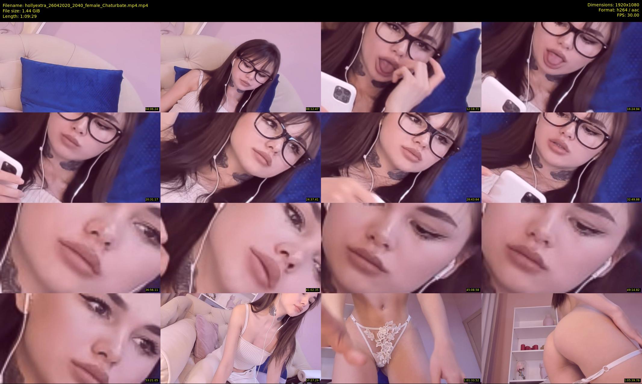 hollyextra — 70 minute Chaturbate female cam show recording, 1080p, Apr 26, 2020