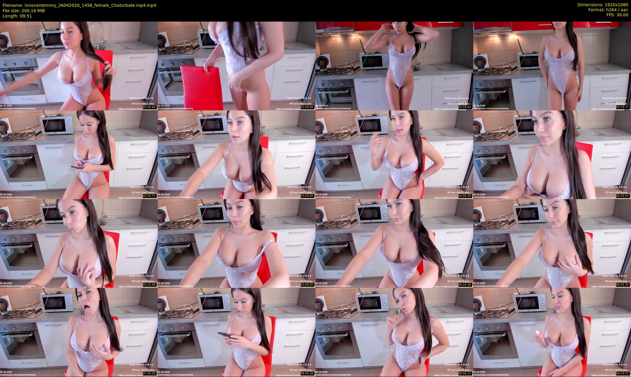 innocentemmy — 10 minute Chaturbate female cam show recording, 1080p, Apr 26, 2020