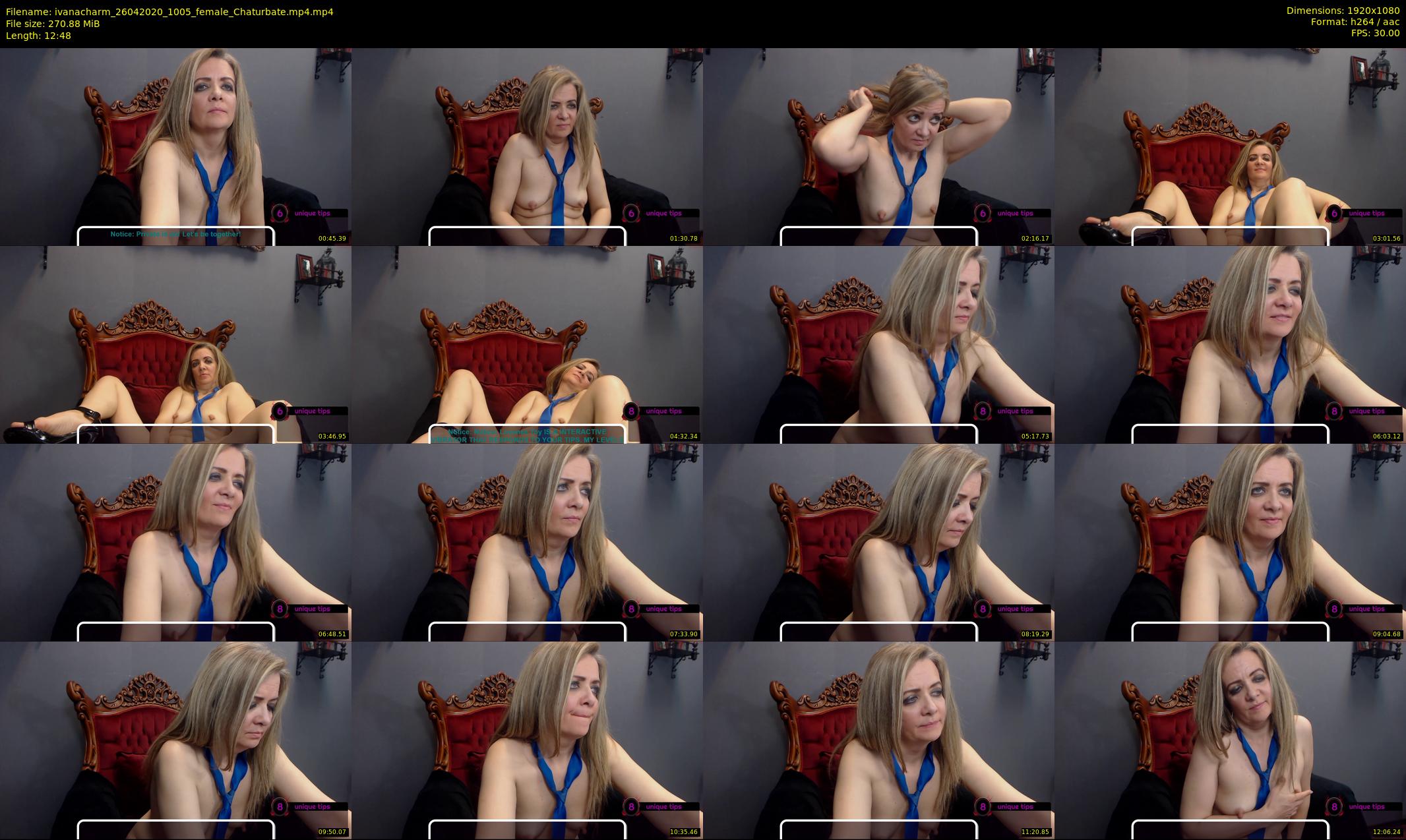 ivanacharm — 13 minute Chaturbate female cam show recording, 1080p, Apr 26, 2020
