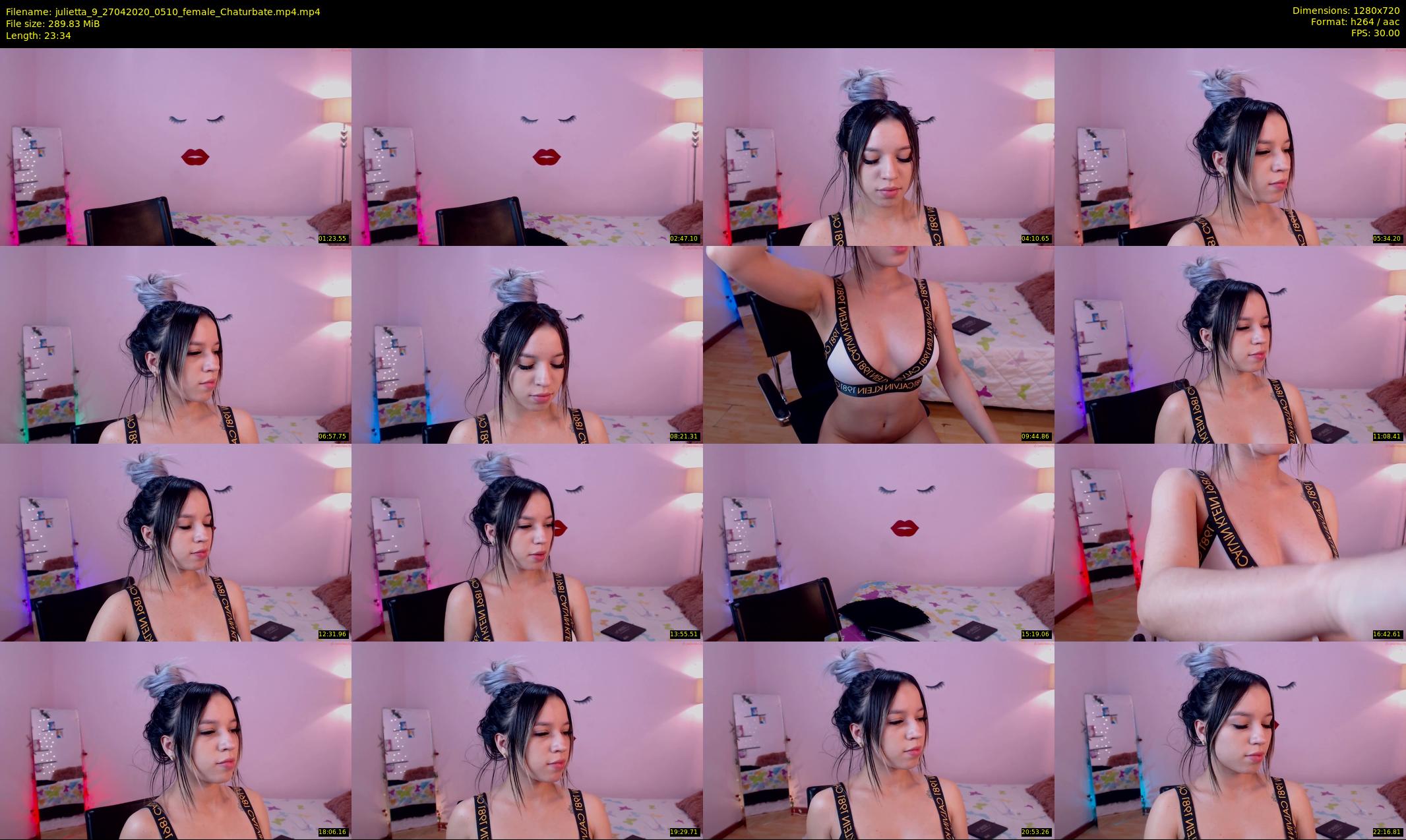 julietta_9 — 24 minute Chaturbate female cam show recording, 720p, Apr 27, 2020