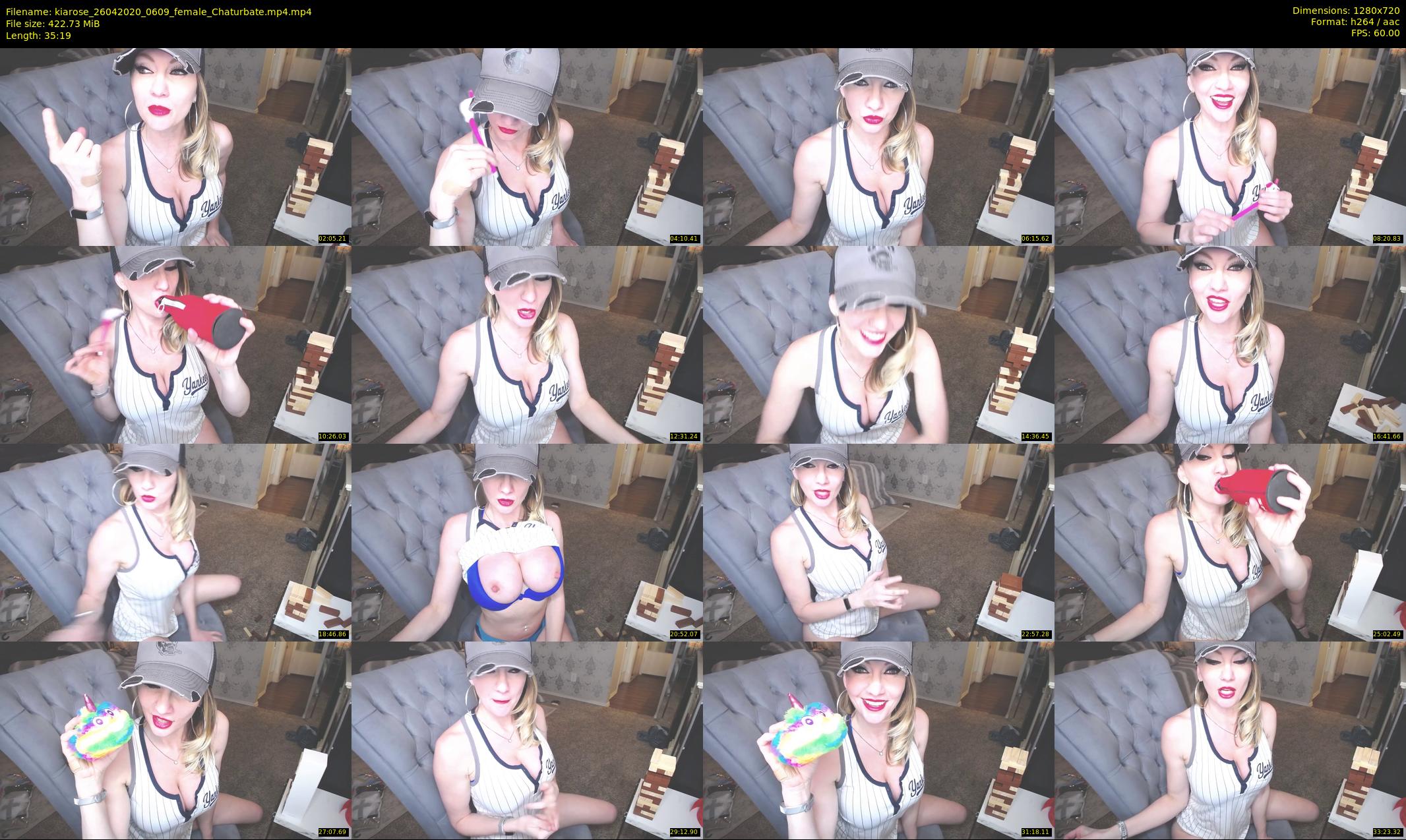 kiarose — 36 minute Chaturbate female cam show recording, 720p, Apr 26, 2020