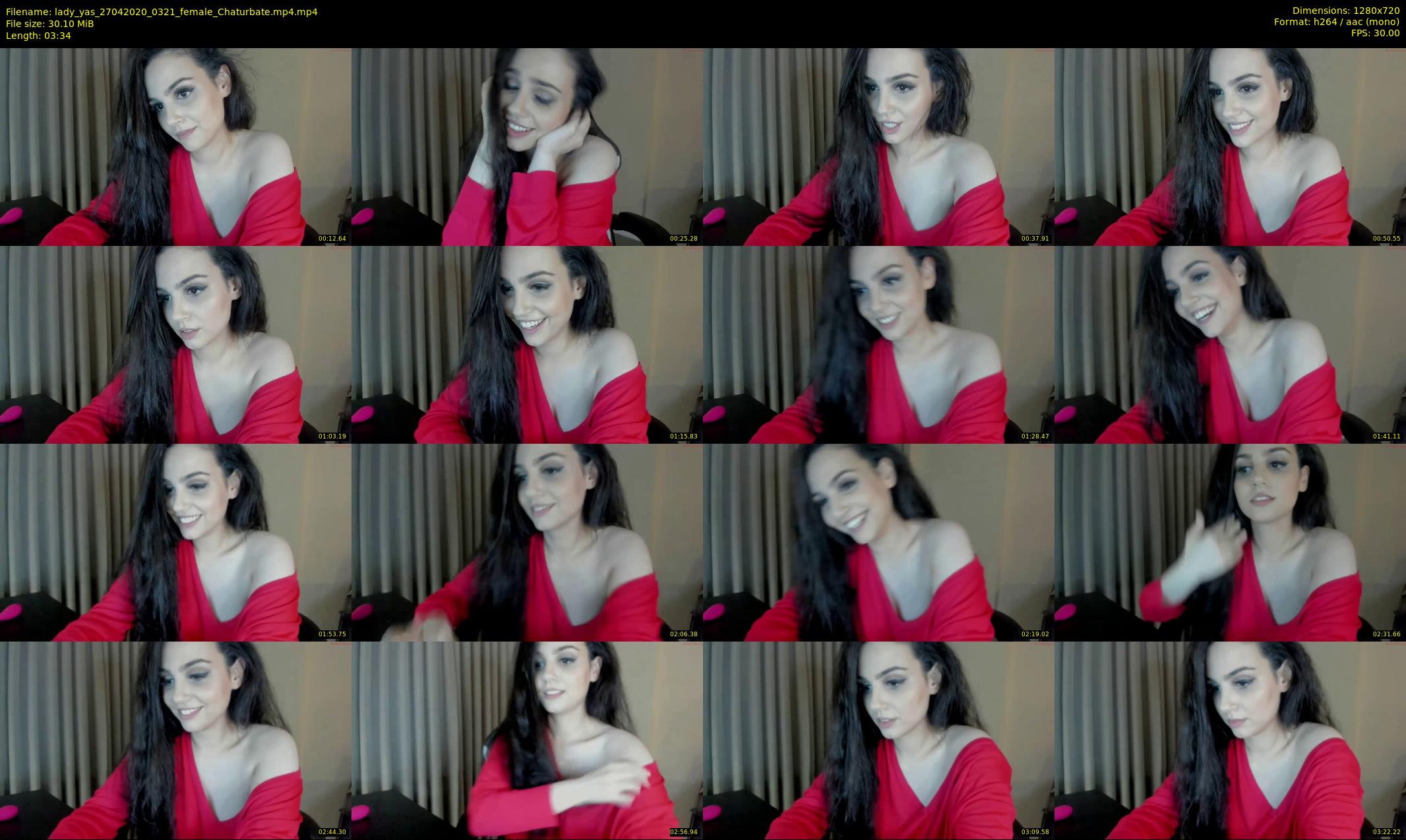 lady_yas — 4 minute Chaturbate female cam show recording, 720p, Apr 27, 2020