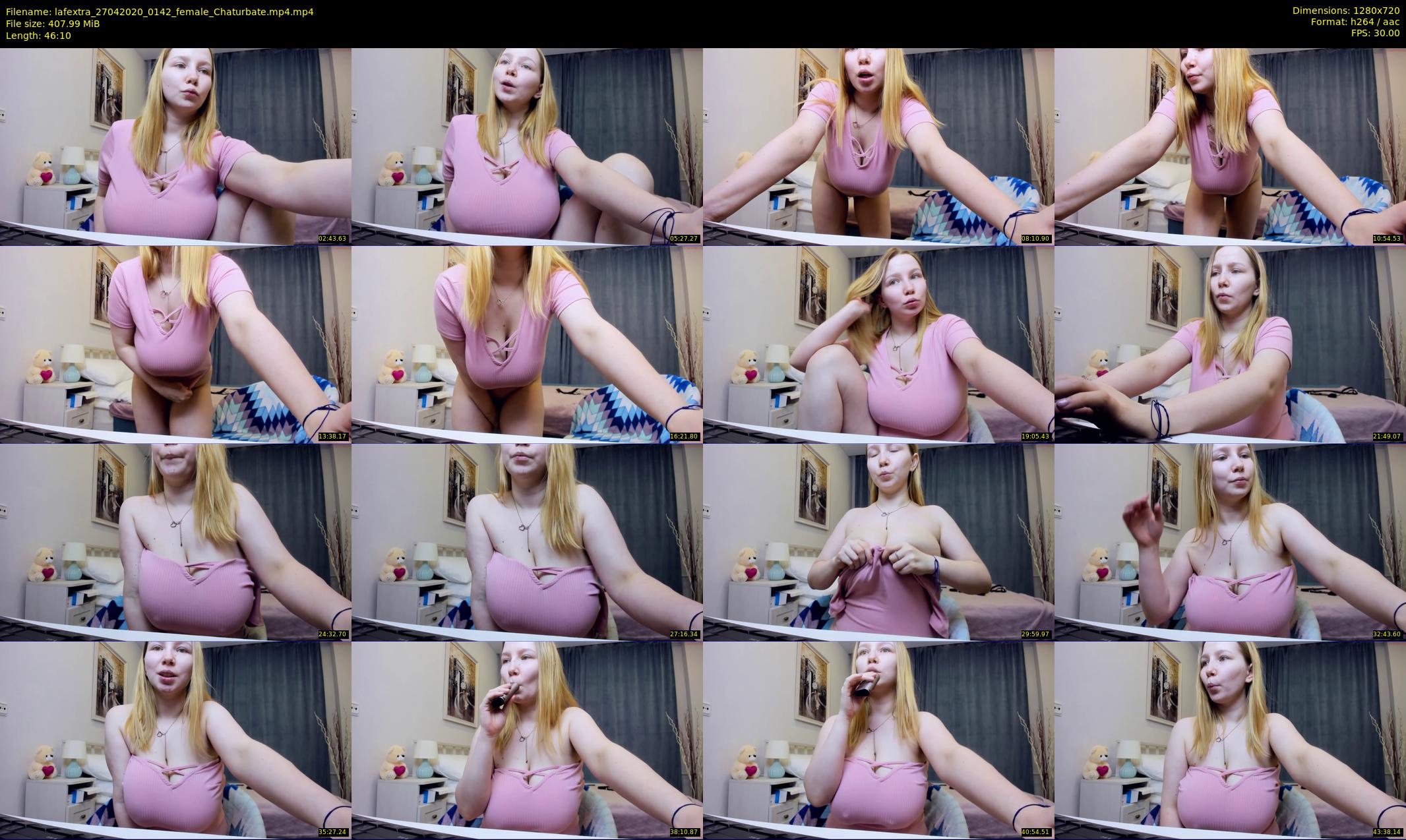 lafextra — 47 minute Chaturbate female cam show recording, 720p, Apr 27, 2020