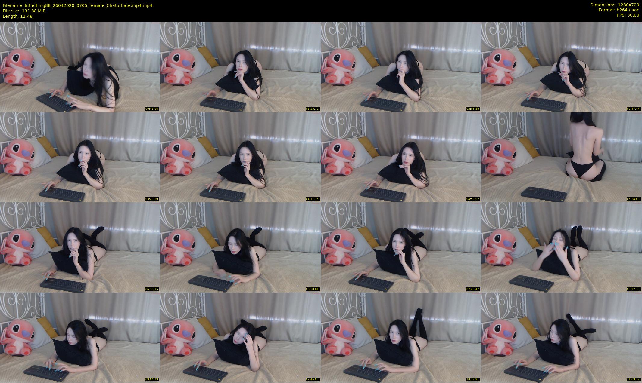 littlething88 — 12 minute Chaturbate female cam show recording, 720p, Apr 26, 2020