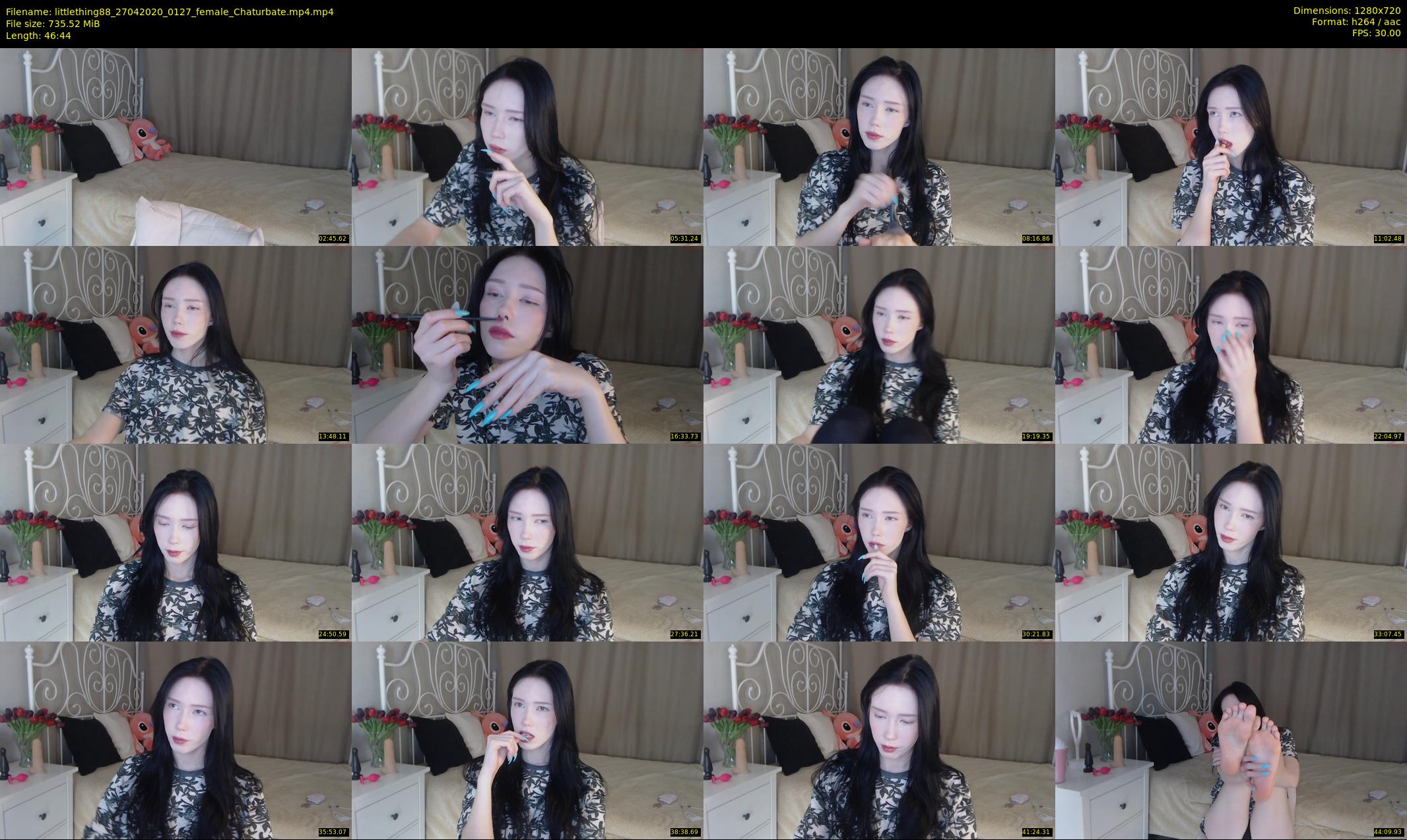 littlething88 — 47 minute Chaturbate female cam show recording, 720p, Apr 27, 2020