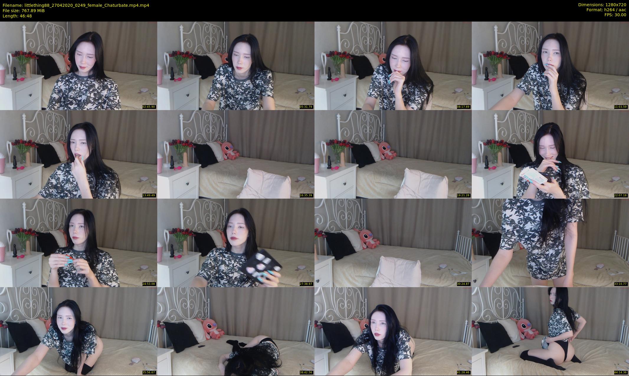 littlething88 — 47 minute Chaturbate female cam show recording, 720p, Apr 27, 2020