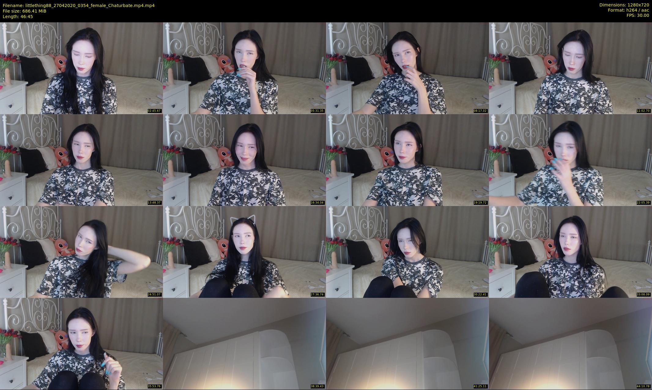 littlething88 — 47 minute Chaturbate female cam show recording, 720p, Apr 27, 2020