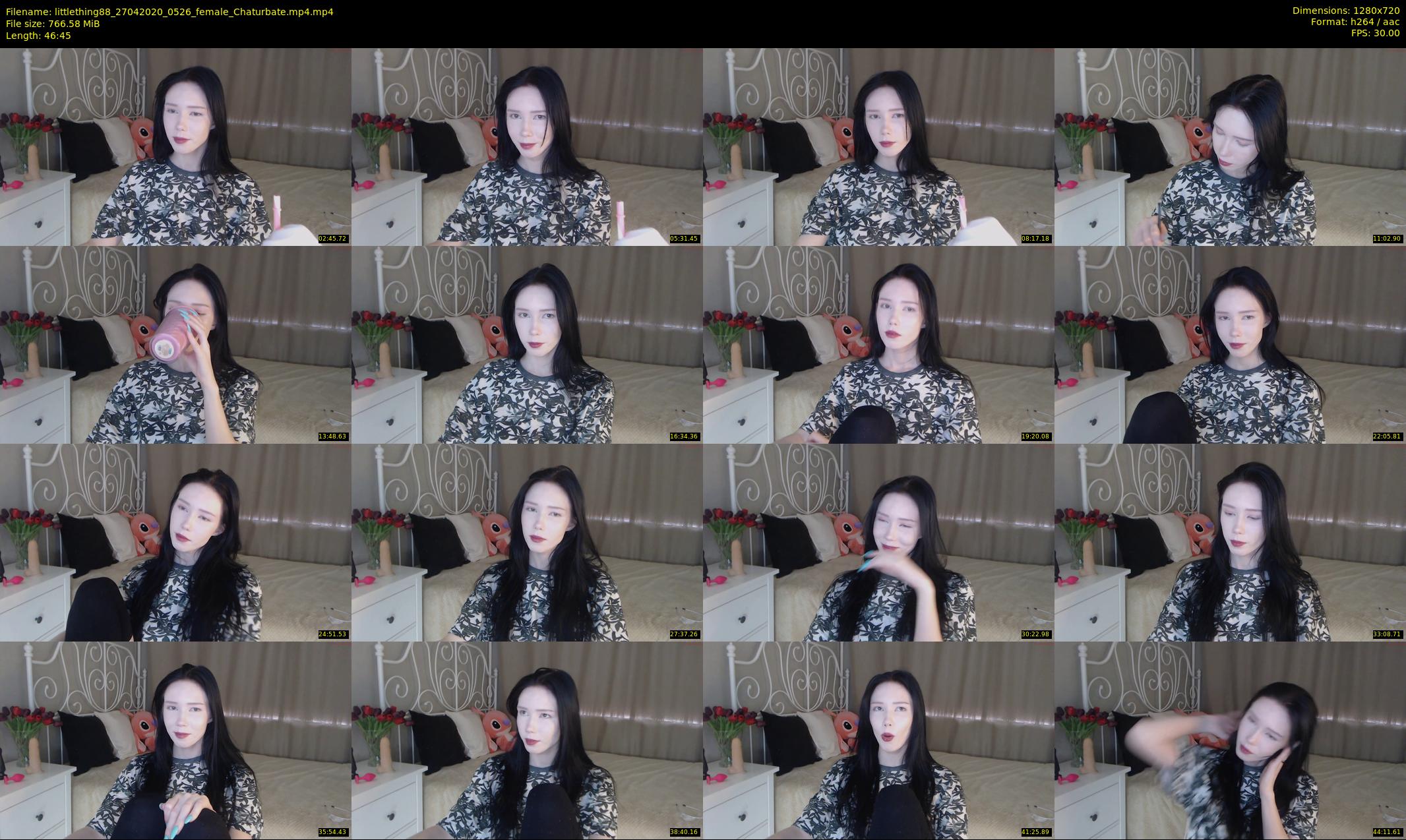 littlething88 — 47 minute Chaturbate female cam show recording, 720p, Apr 27, 2020