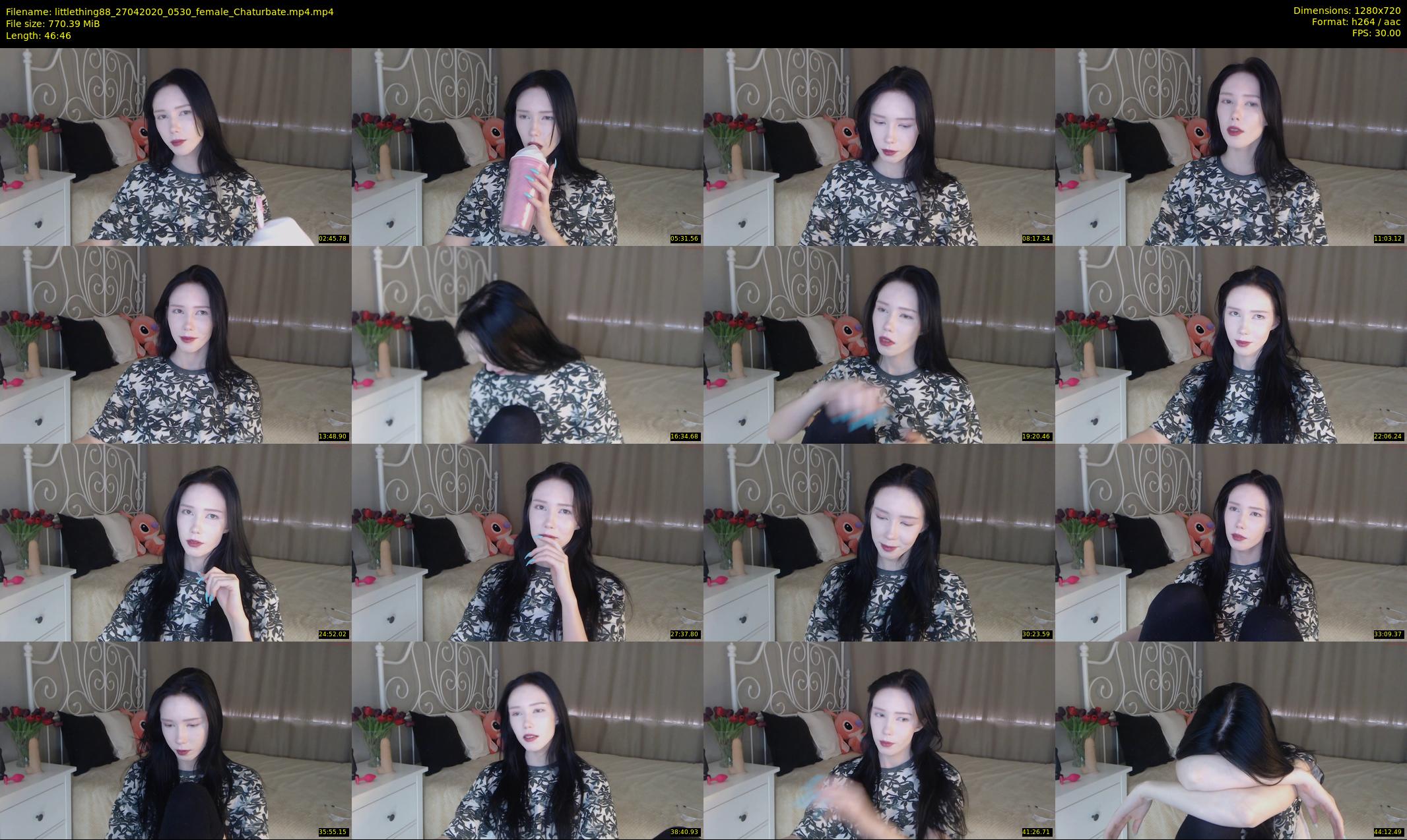 littlething88 — 47 minute Chaturbate female cam show recording, 720p, Apr 27, 2020